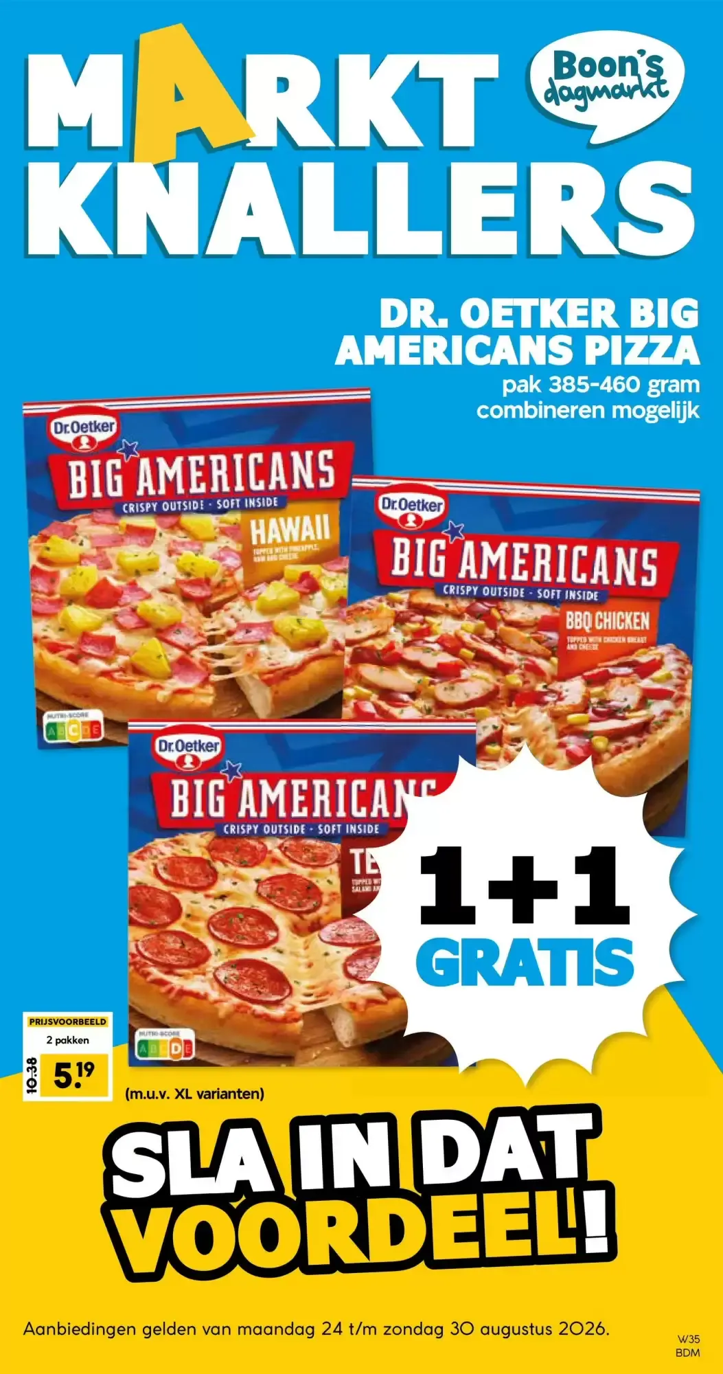 Boon`s Markt folder week 35 van 24 augustus tot 30 augustus 2026 - Folder pagina 1