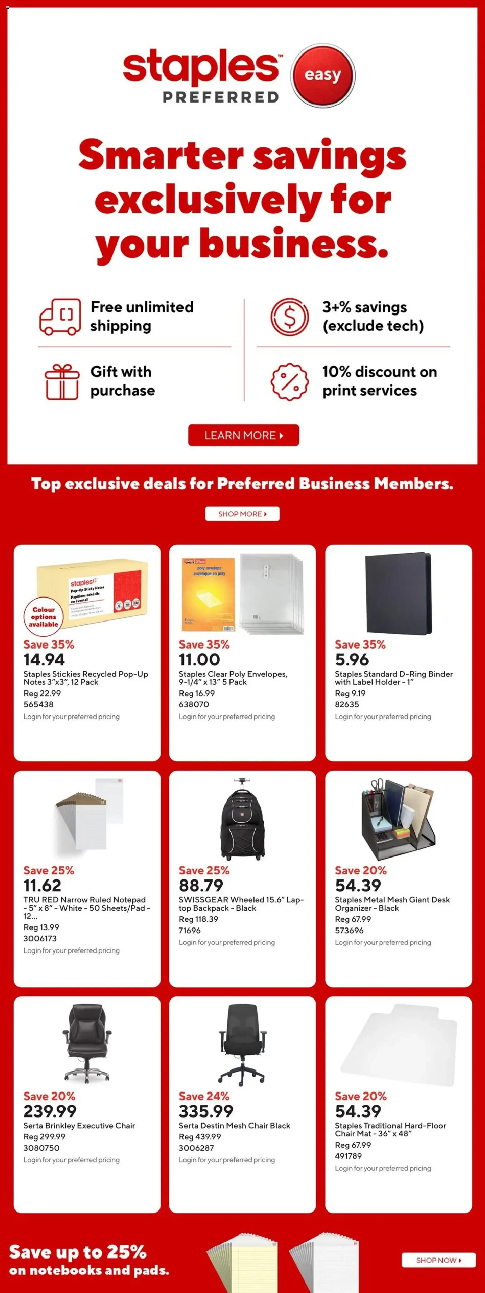 Staples.ca Shop Now from August 28 to September 3 2026 - flyer page 14