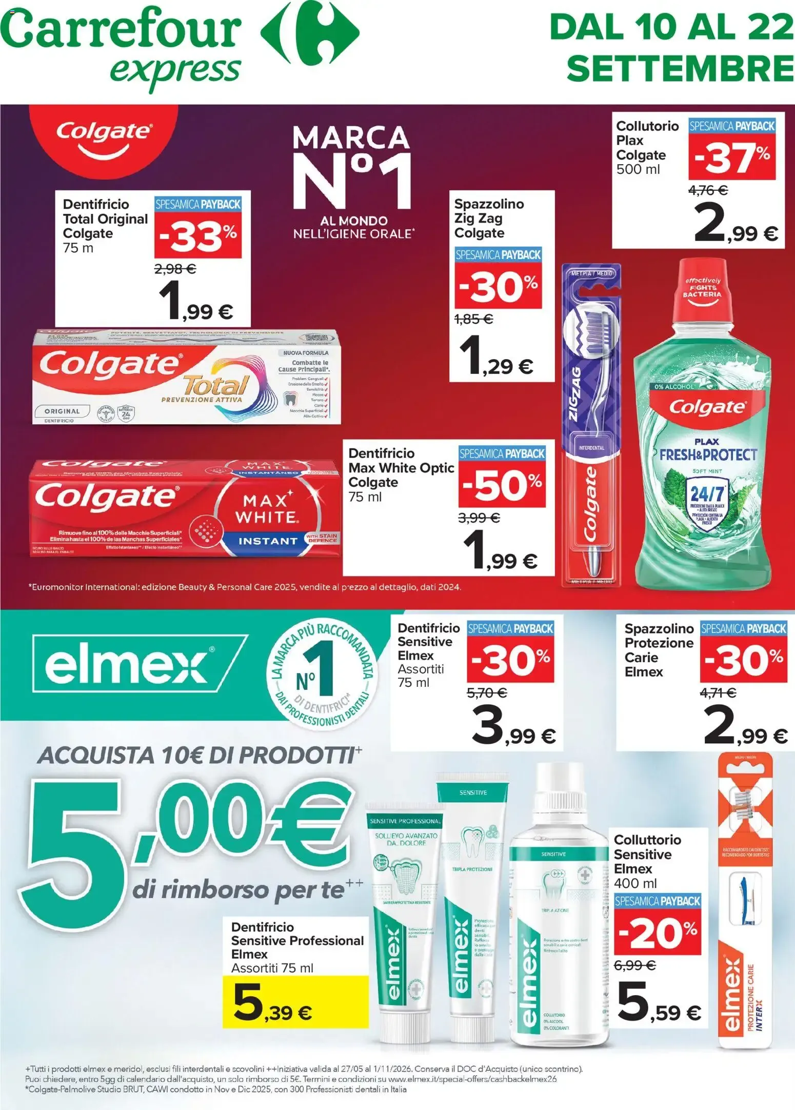 Nuovo Carrefour volantino Express Cura casa dal 10/09/2026 > offerte anteprima 🛍️ da 10 settembre a 22 settembre di 2026 - Pagina del volantino 1