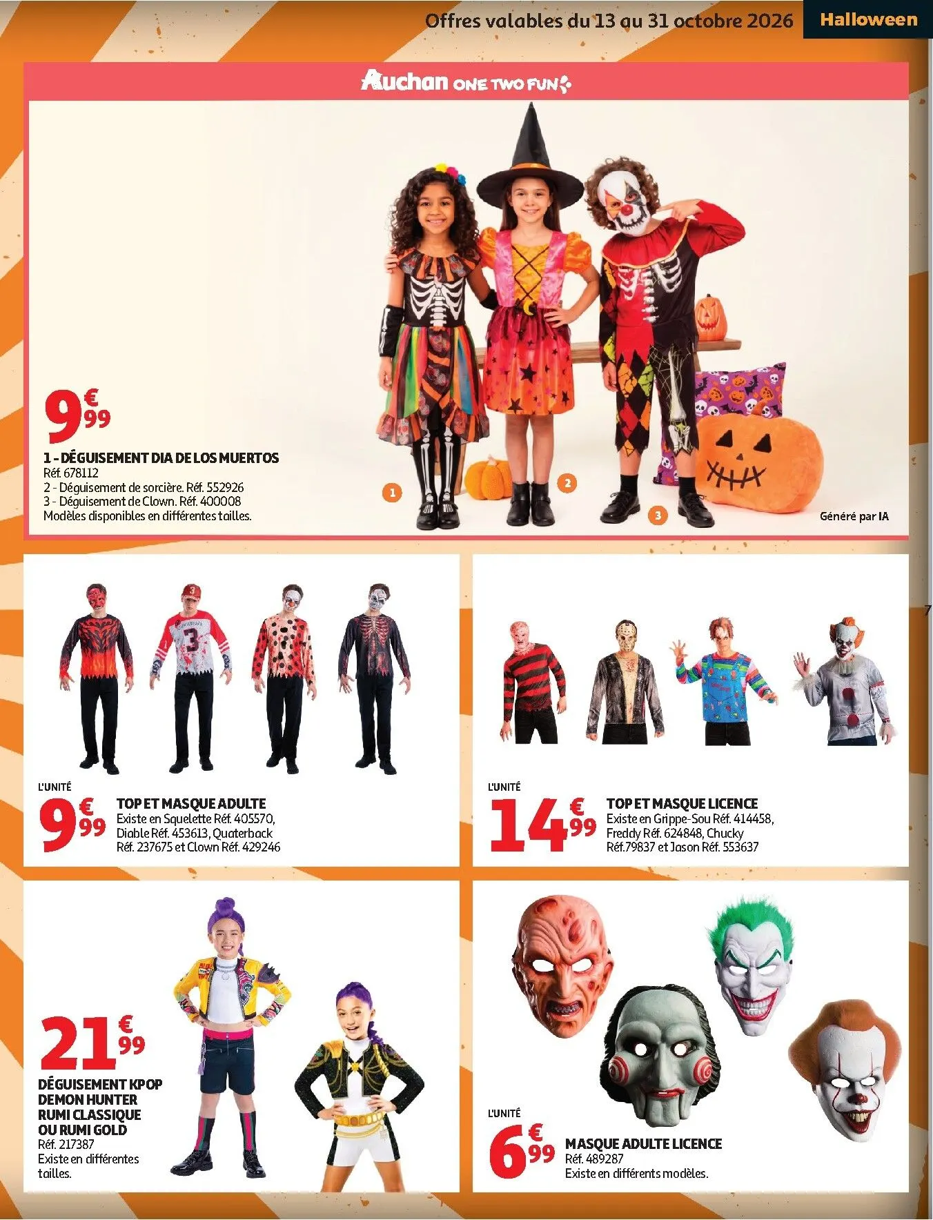 Le Grand Show d'Halloween - Auchan du 13 octobre au 25 octobre 2026 - Catalogue page 7
