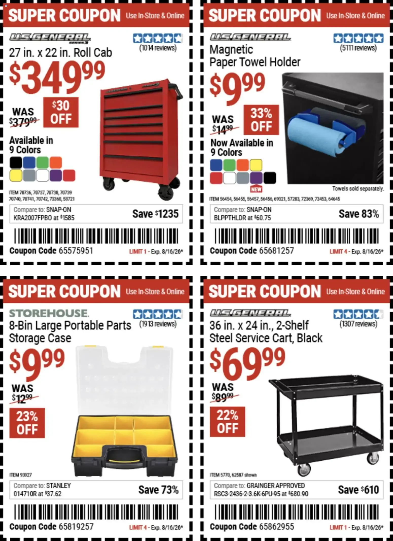 Weekly ad Harbor Freight Weekly Ad (08/03 - 08/16 2026) - Flyer from August 3 to August 16 2026 - Page 5