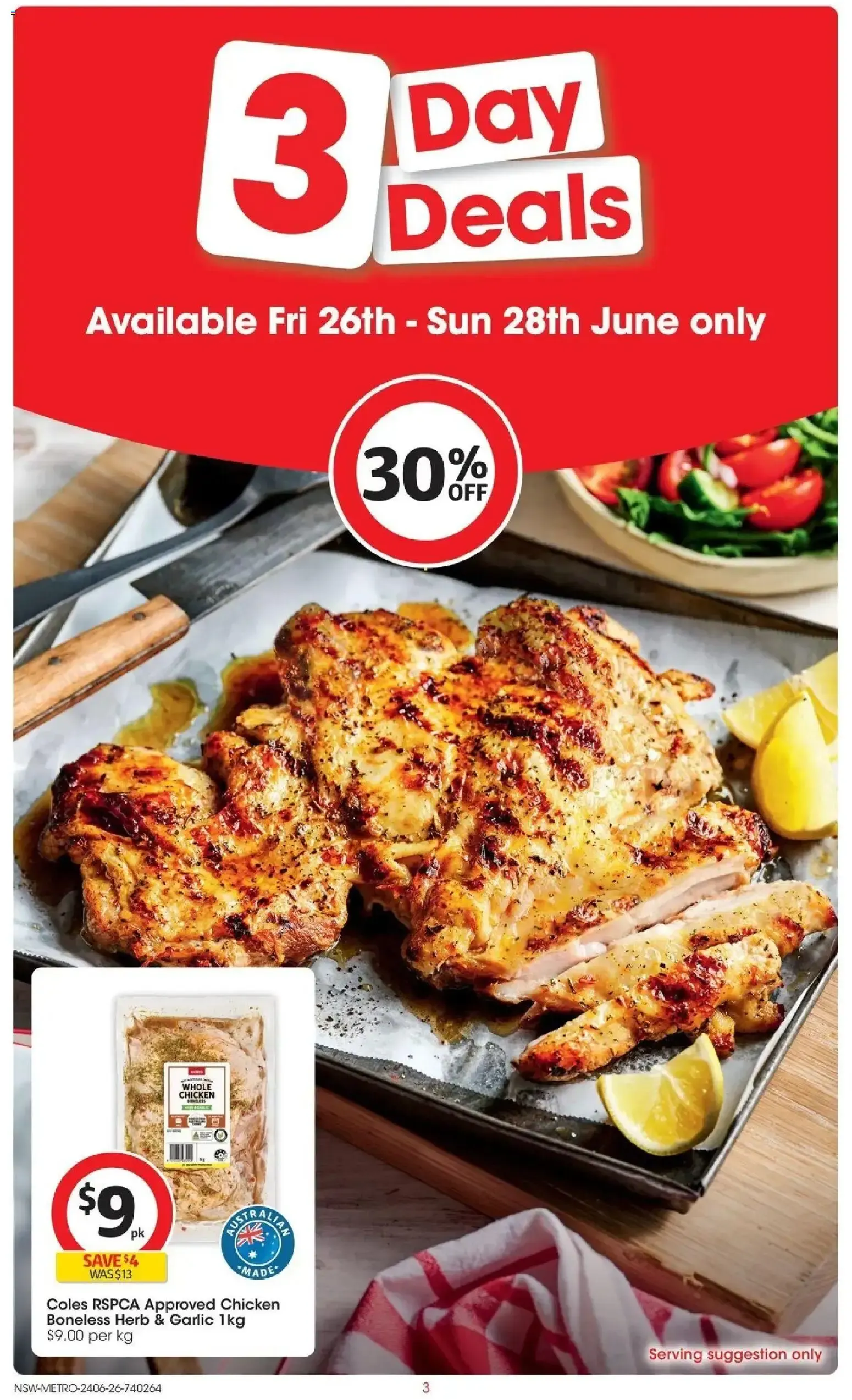 Coles catalogue valid from 23/06/2026 > Online Australia - Catalogue valid from 24 June to 30 June 2026 - page 3