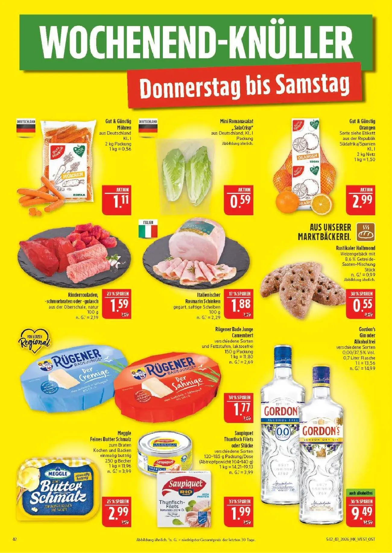 Marktkauf App: Scannen & Clever Sparen von 19. Oktober bis 24. Oktober 2026 - Prospekt seite 42