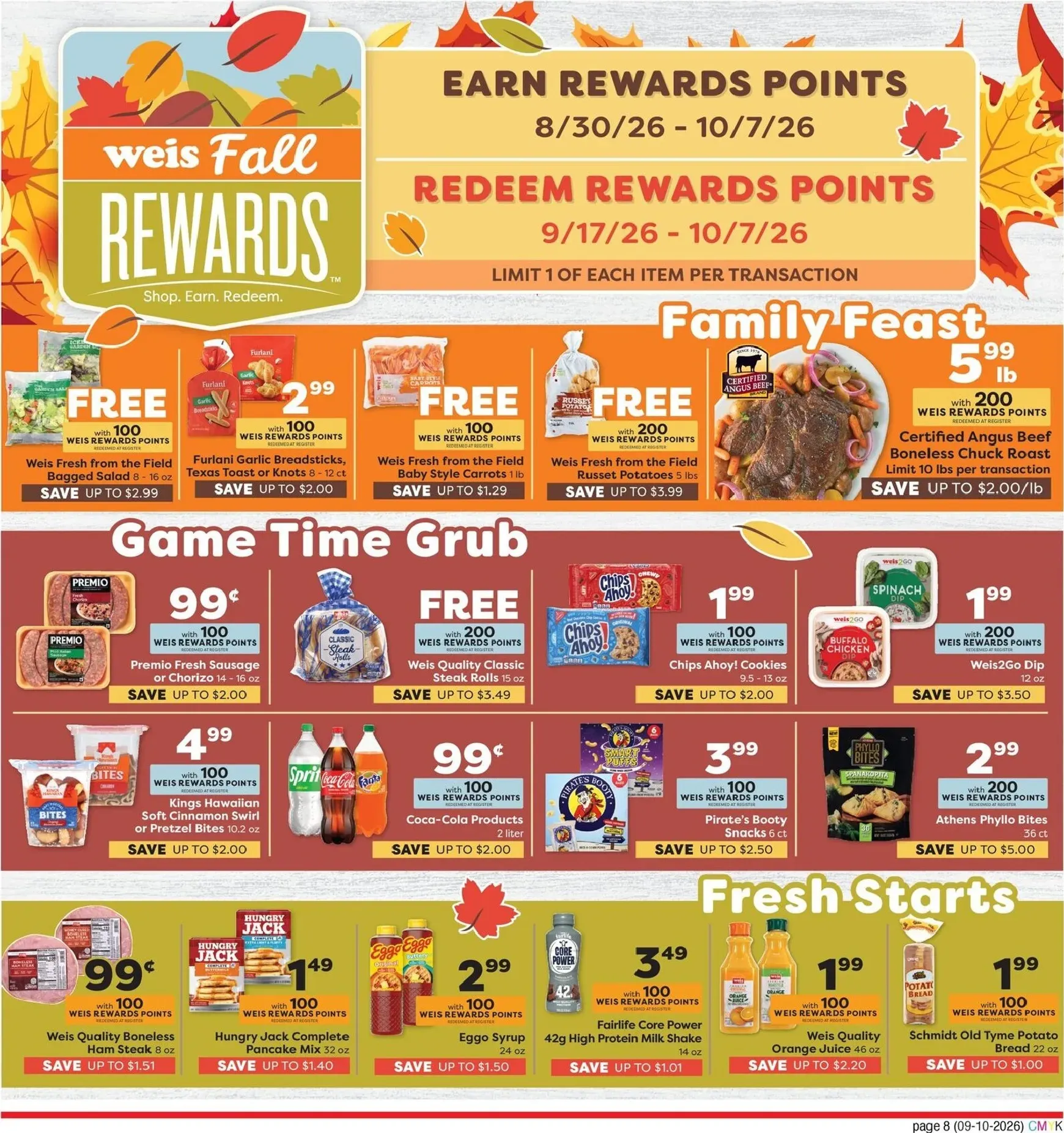 Weekly ad Current Weis Markets - Extended Savings leaflet valid from Thursday 09/10/2026 to Wednesday 09/30/2026 from September 10 to September 30 2026 - Page 10