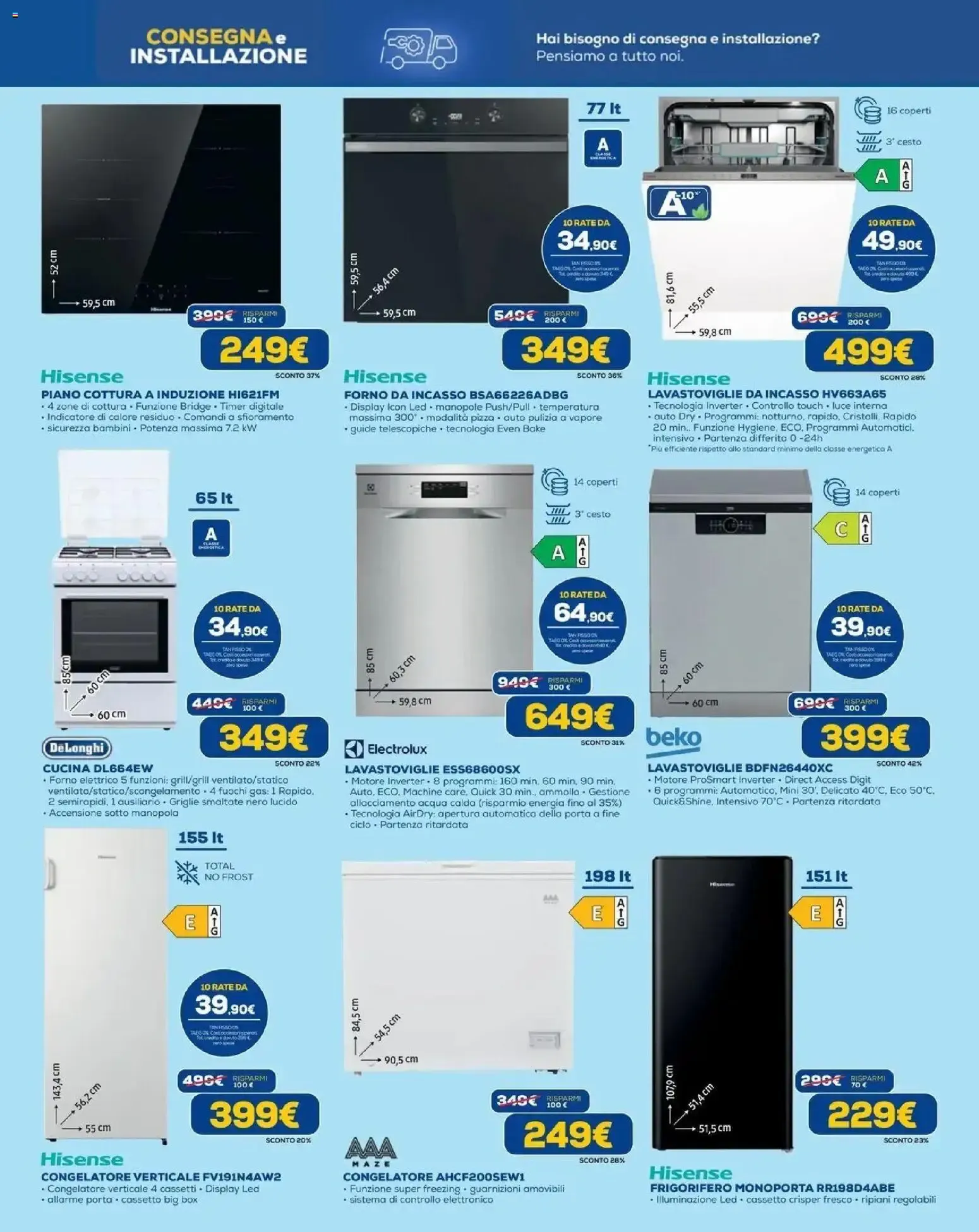 Euronics - In vacanza a tasso zero da 30 luglio a 19 agosto di 2026 - Pagina del volantino 11