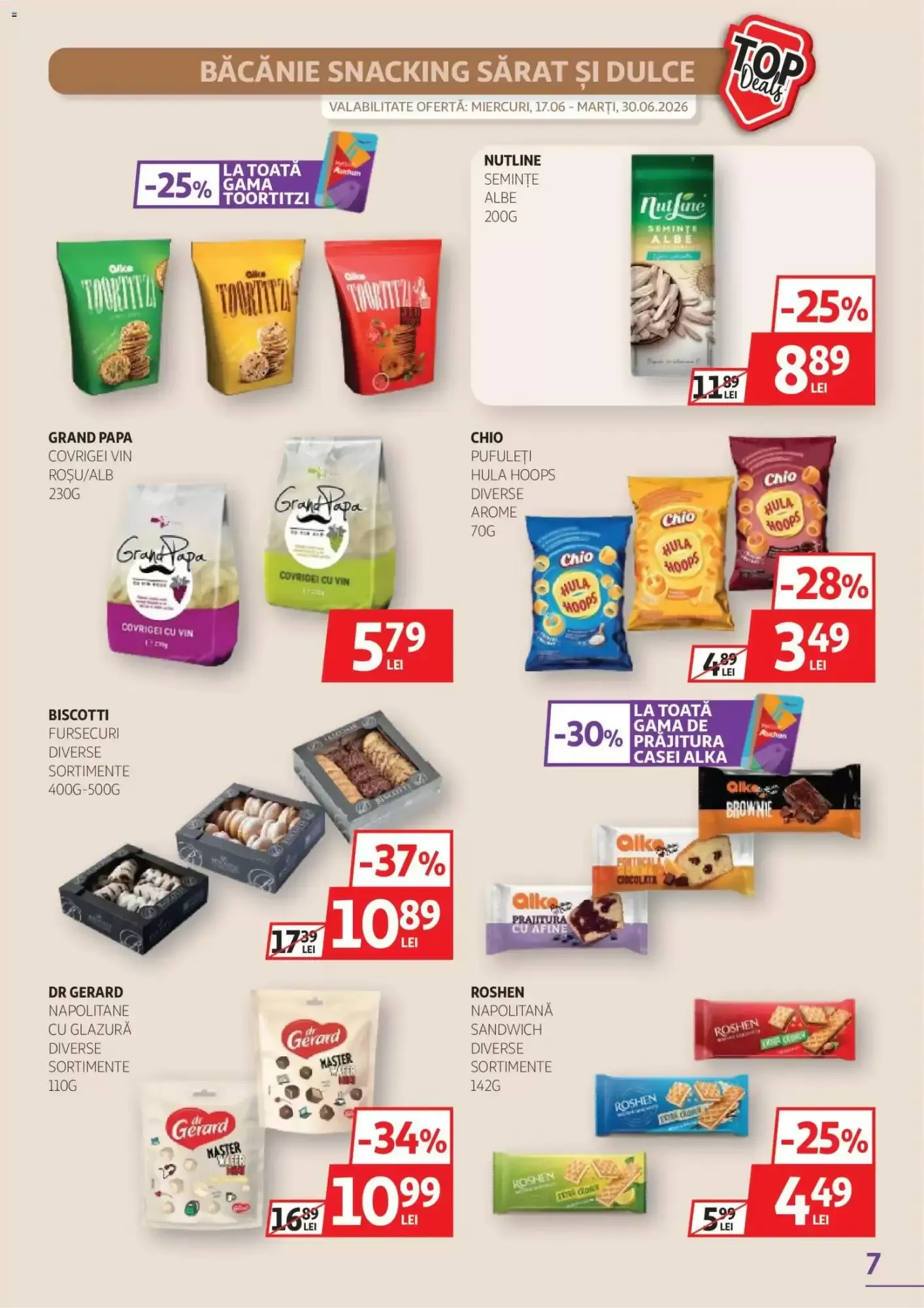 Catalog Auchan: 20 Aniversario y Ofertas Diarias de la 17 iunie până la 30 iunie 2026 - Revista Pagina 7