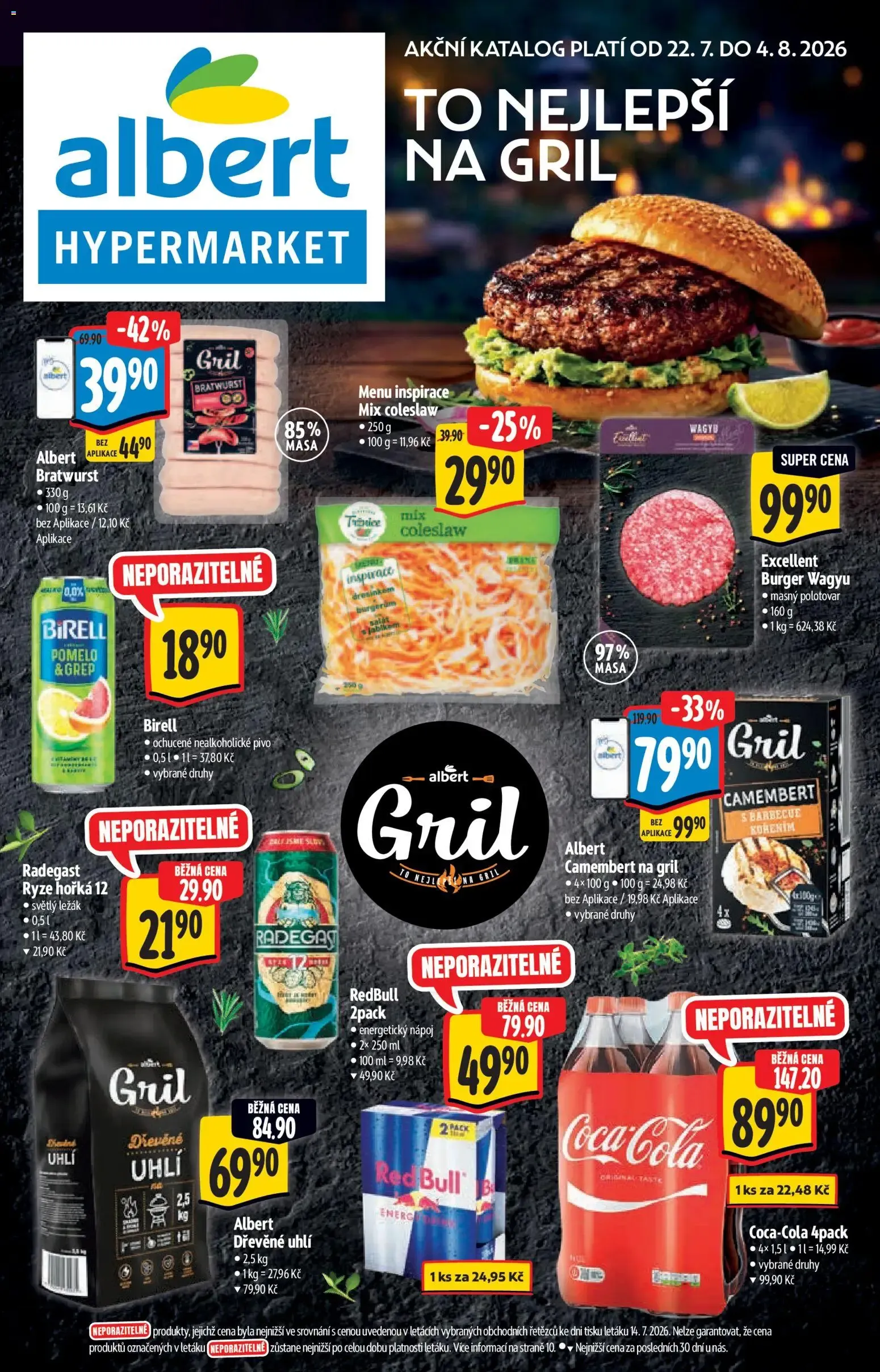 Albert katalog - Hypermarket - Gril od 22.07.2026 - Akční leták - 22. července 4. srpna 2026 - Page 1