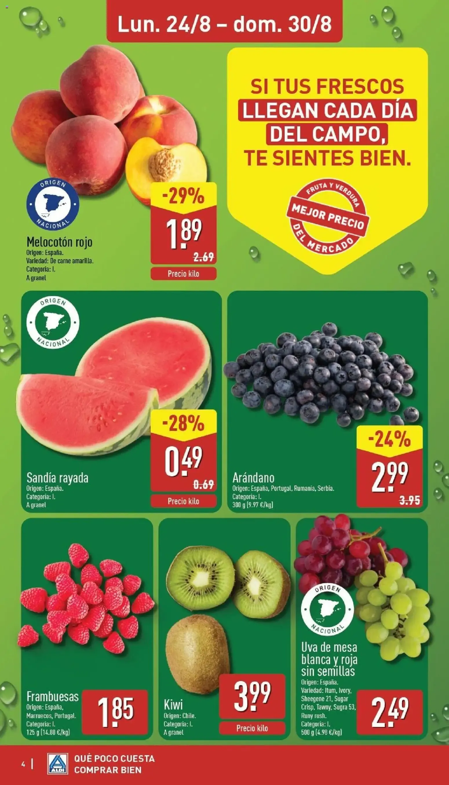 Catálogo de Aldi folleto Península del 24/08/2026 | Catálogo 24 de agosto al 30 de agosto 2026 - Página 4