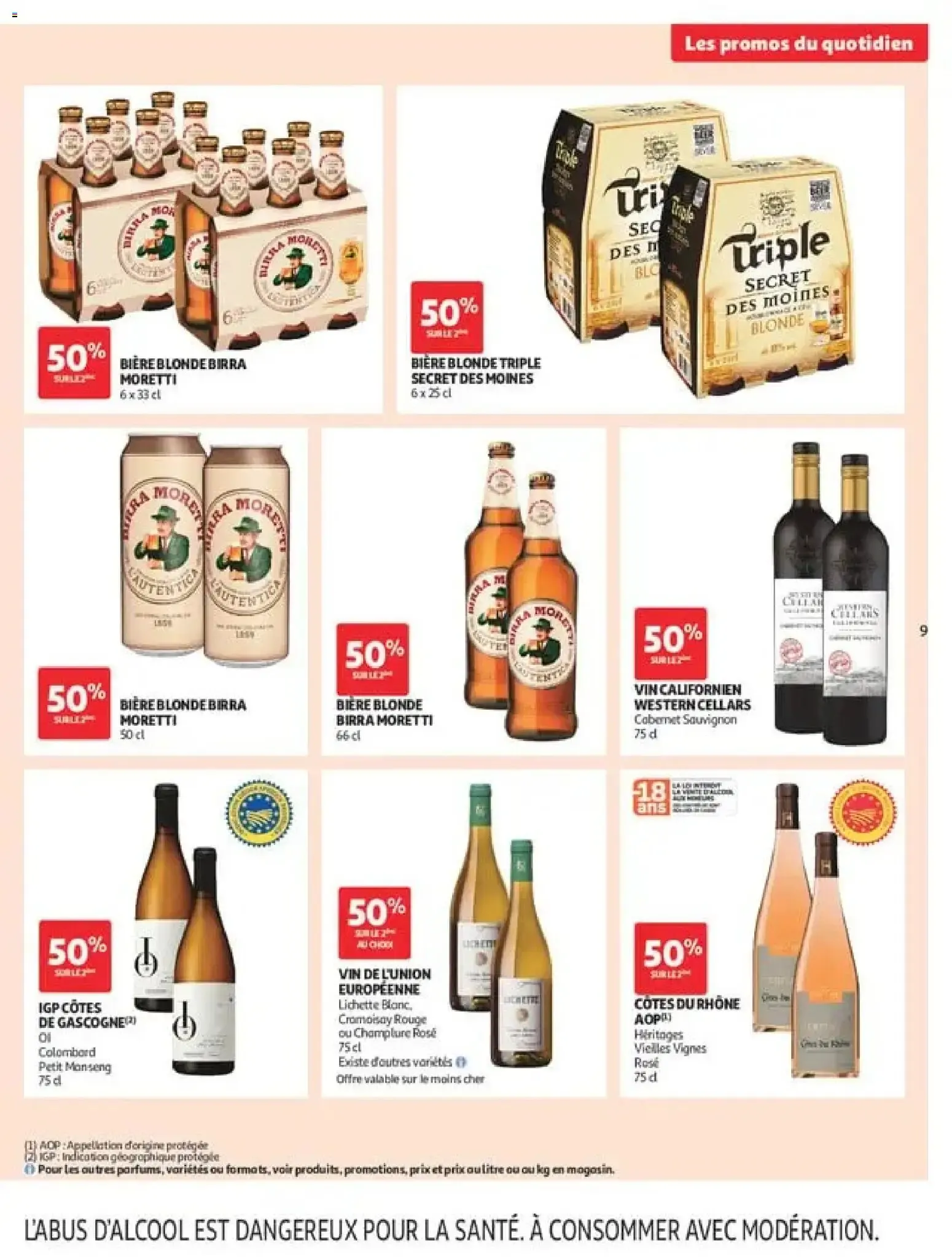 Auchan Les promos du moment à partir du 29/09/2026 - promo en ligne du 29 septembre au 11 octobre 2026 - Catalogue page 9
