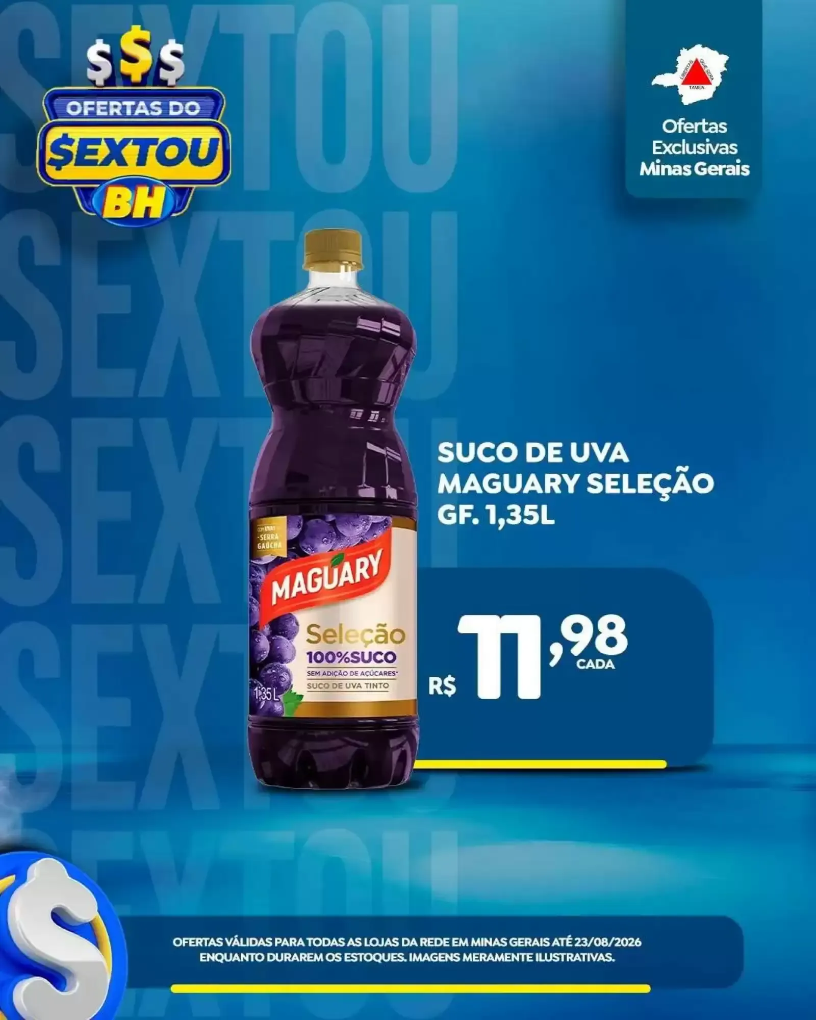 Encarte de Ofertas do Sextou BH - Minas Gerais 21 de agosto até 23 de agosto 2026 - Pagina 10