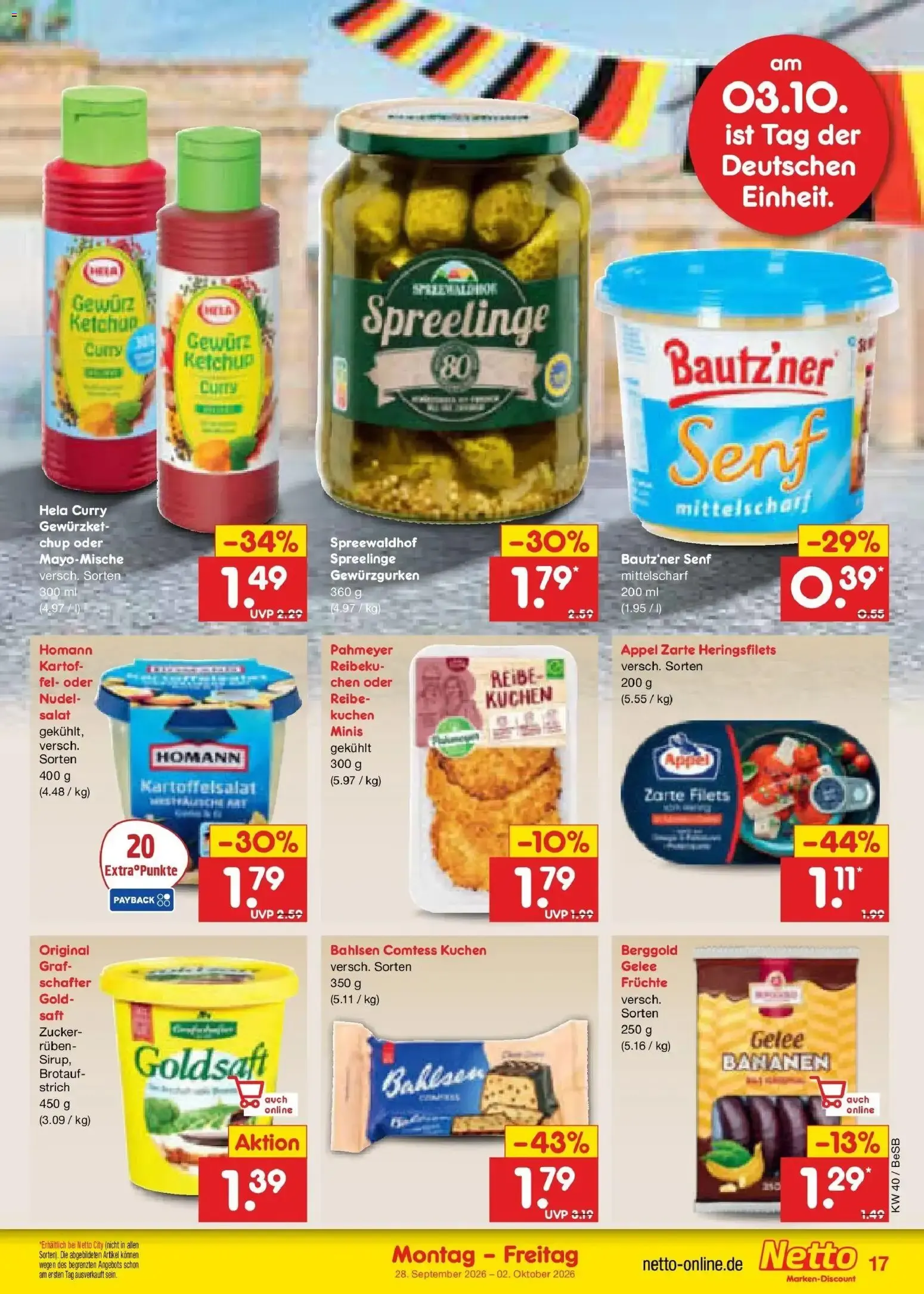 Netto Marken-Discount Prospekt Kremmen (ab 28.09.2026) » Angebote von 28. September bis 2. Oktober 2026 - Prospekt seite 22