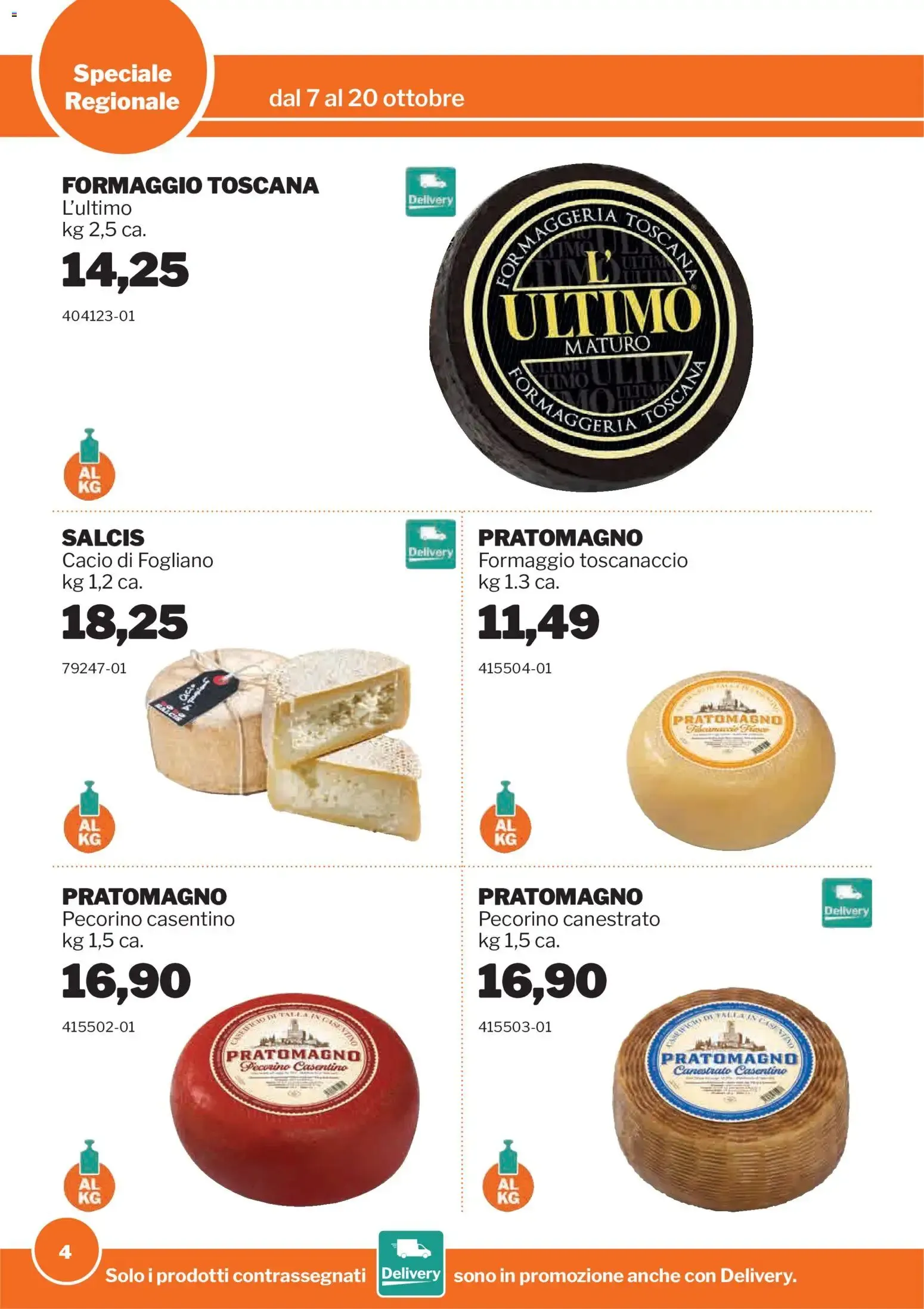 GrosMarket Toscana da 7 ottobre a 20 ottobre di 2026 - Pagina del volantino 4