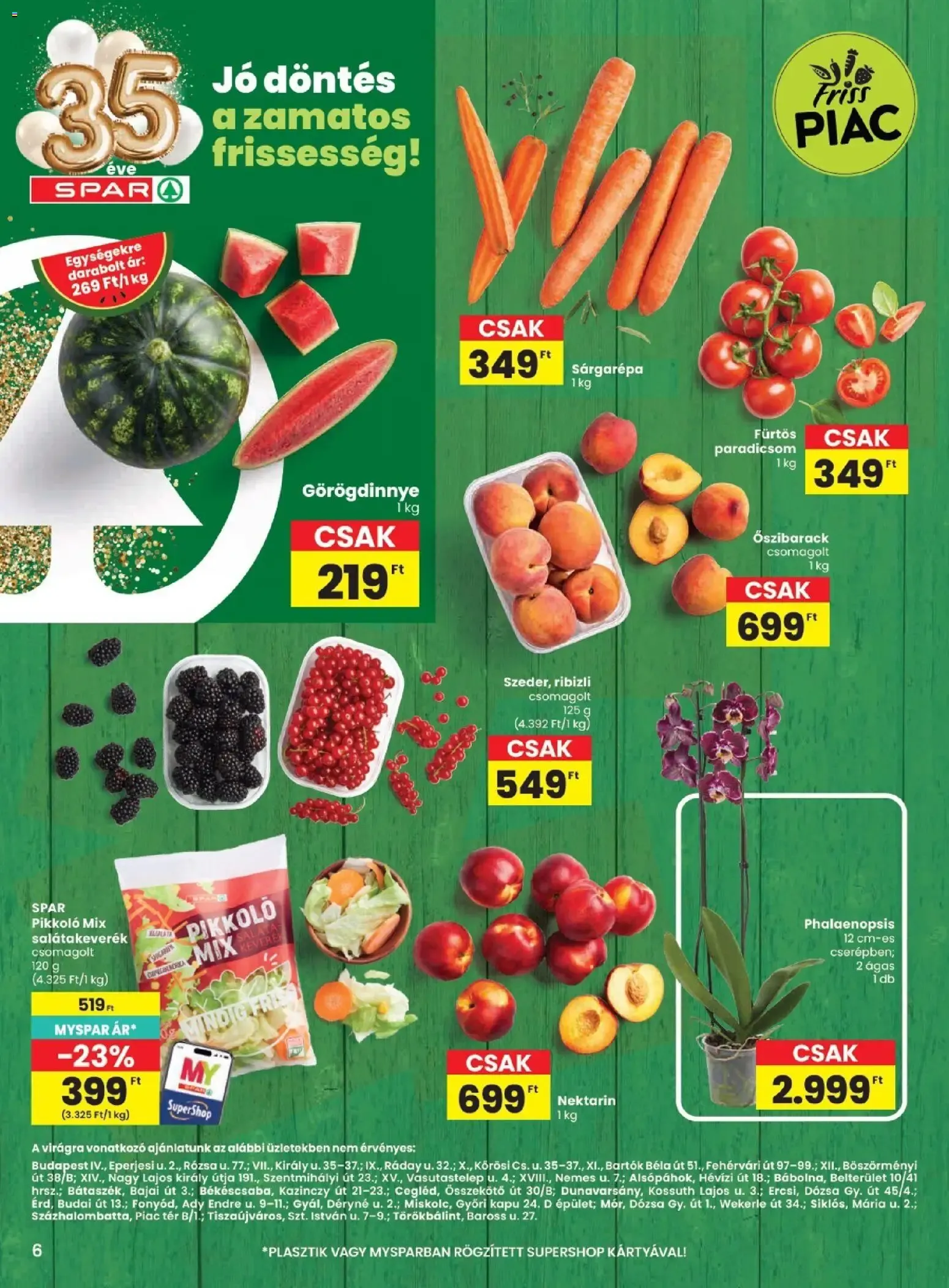 Katalógus Spar Szülinapi akciók és szuper árak! június 25.-tól július 1.-ig 2026. - Oldal 6