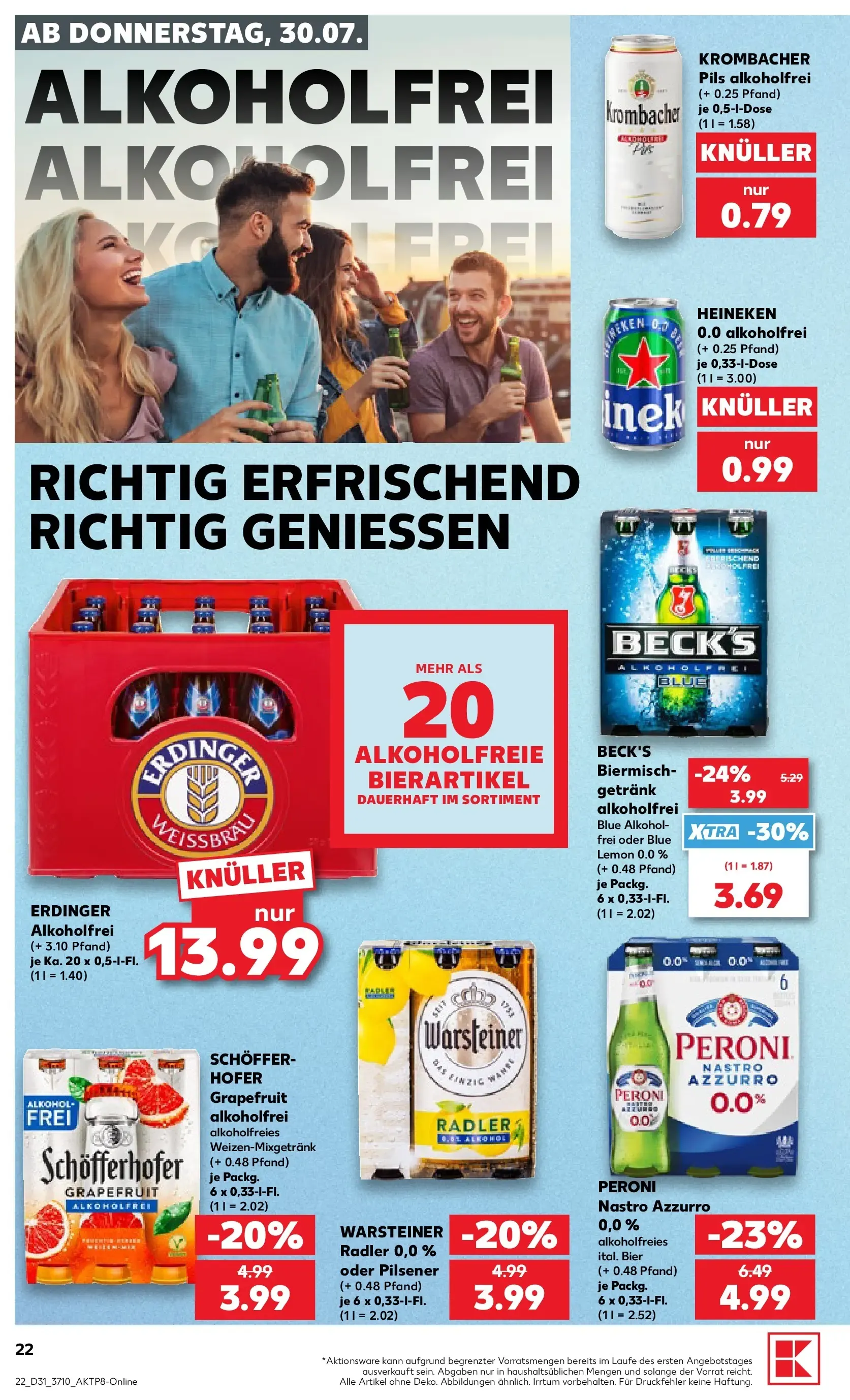 Prospekt Kaufland ab 30.07.2026 » Angebote Online zum Blättern von 30. Juli bis 5. August 2026 - Prospekt seite 22