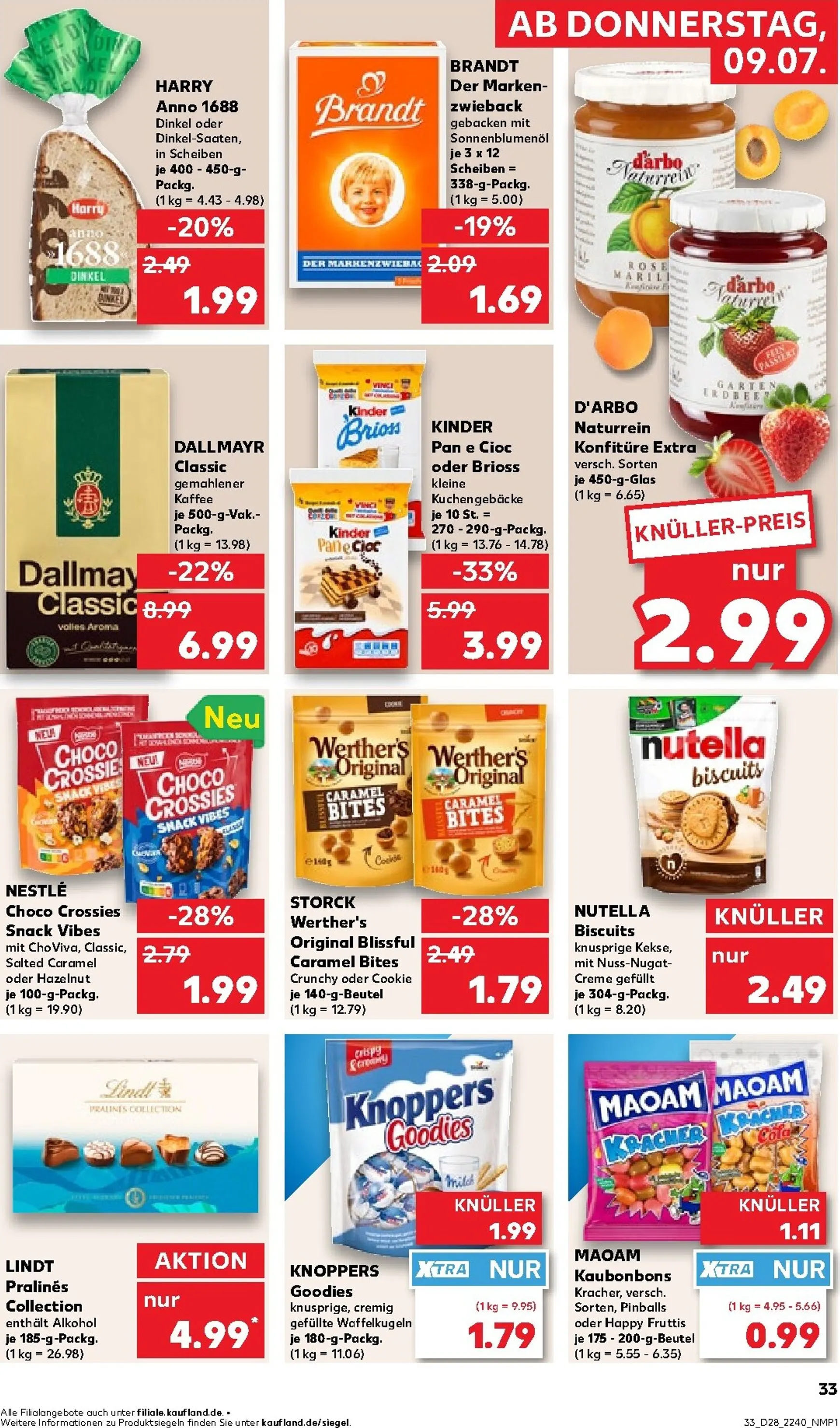 Kaufland Prospekt nächste Woche – von Donnerstag 09.07.2026 bis Mittwoch 15.07.2026 von 9. Juli bis 15. Juli 2026 - Prospekt seite 33