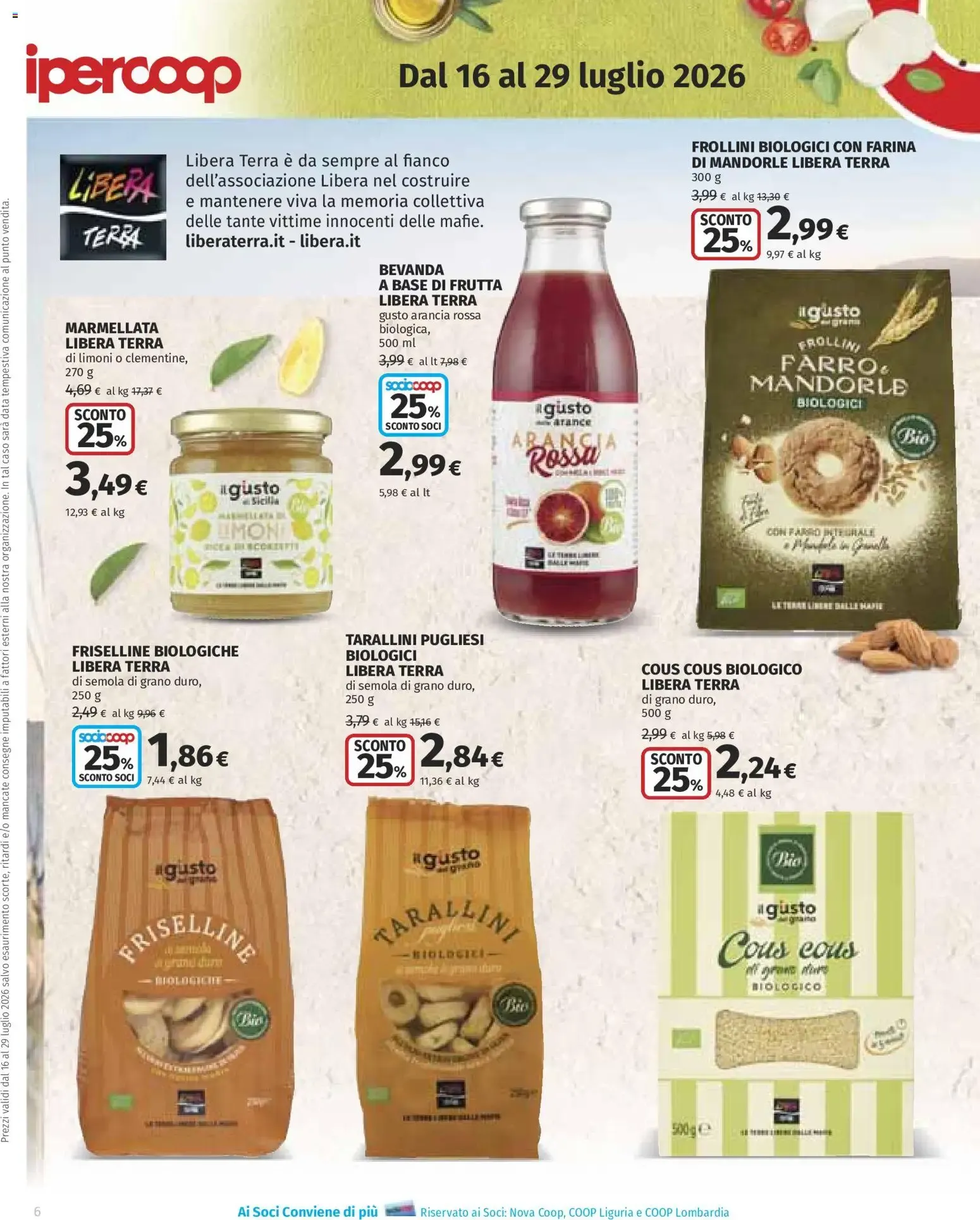 Anteprima volantino Ipercoop dal 16/07/2026 - nuovo offerte da 16 luglio a 29 luglio di 2026 - Pagina del volantino 6
