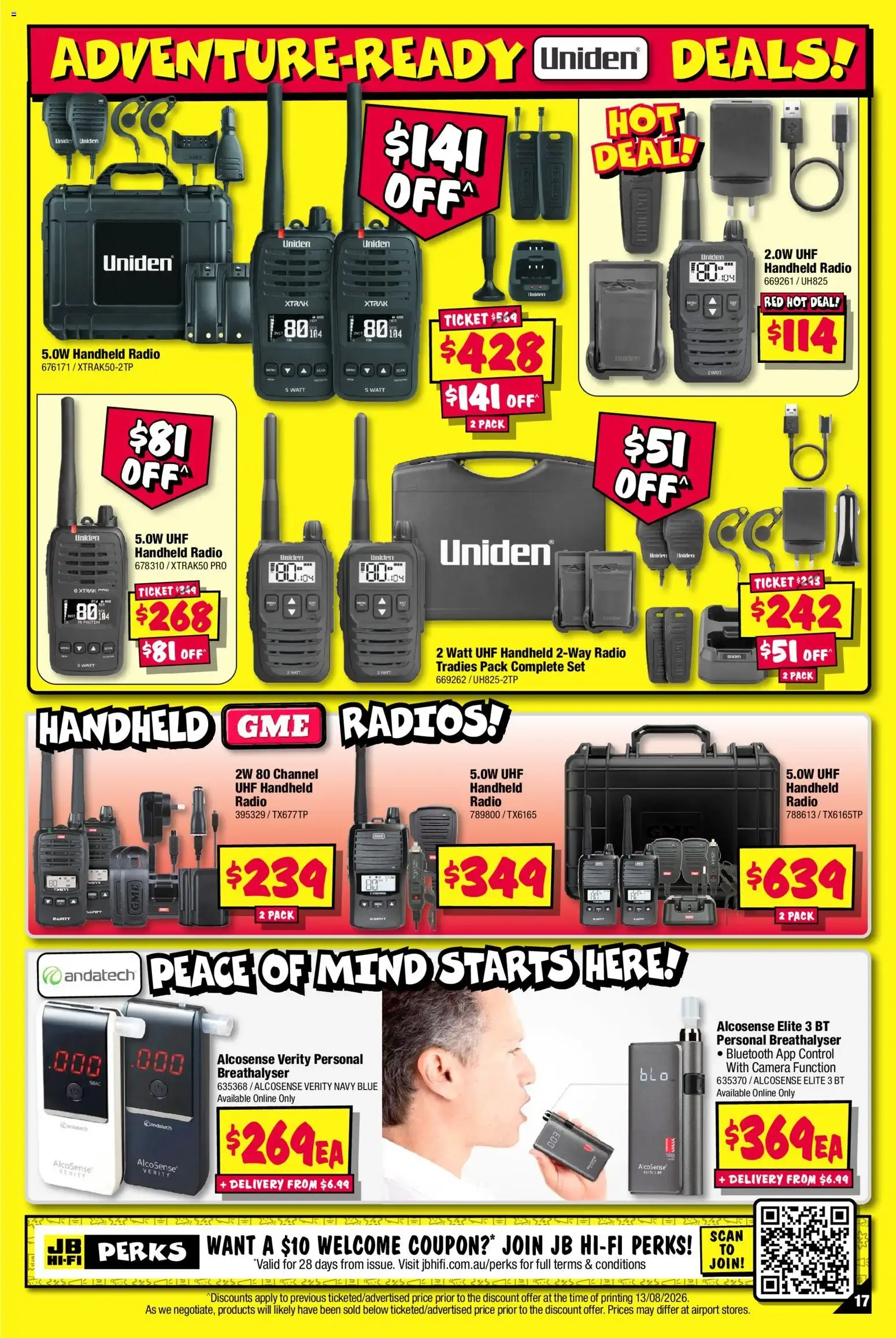 JB Hi-Fi Deals for Dad! Fitness, Wearables & Outdoor! - Catalogue valid from 24 August to 6 September 2026 - page 17