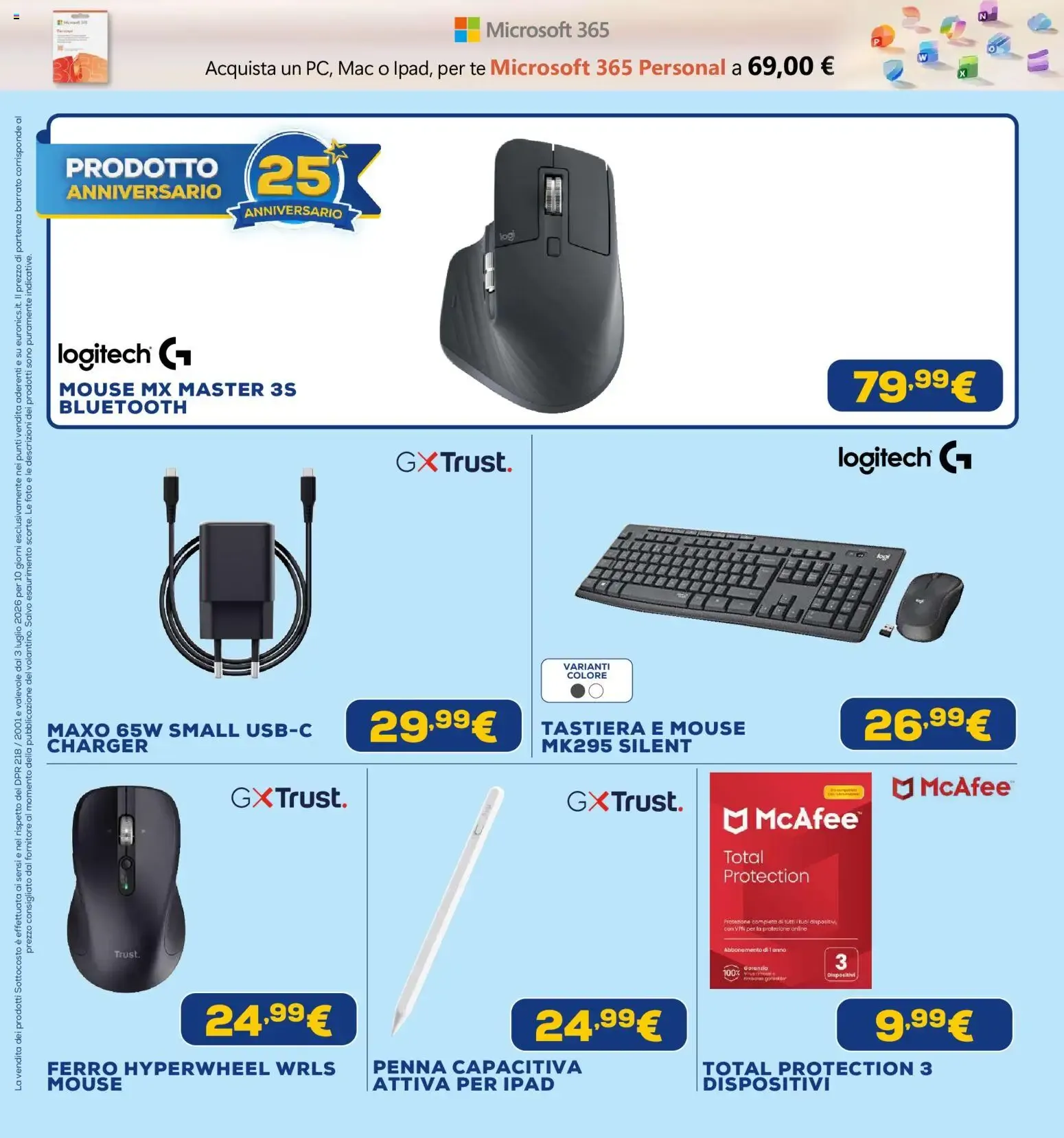 Euronics SOTTO COSTO - Dal 3 al 12 Luglio da 3 luglio a 12 luglio di 2026 - Pagina del volantino 26