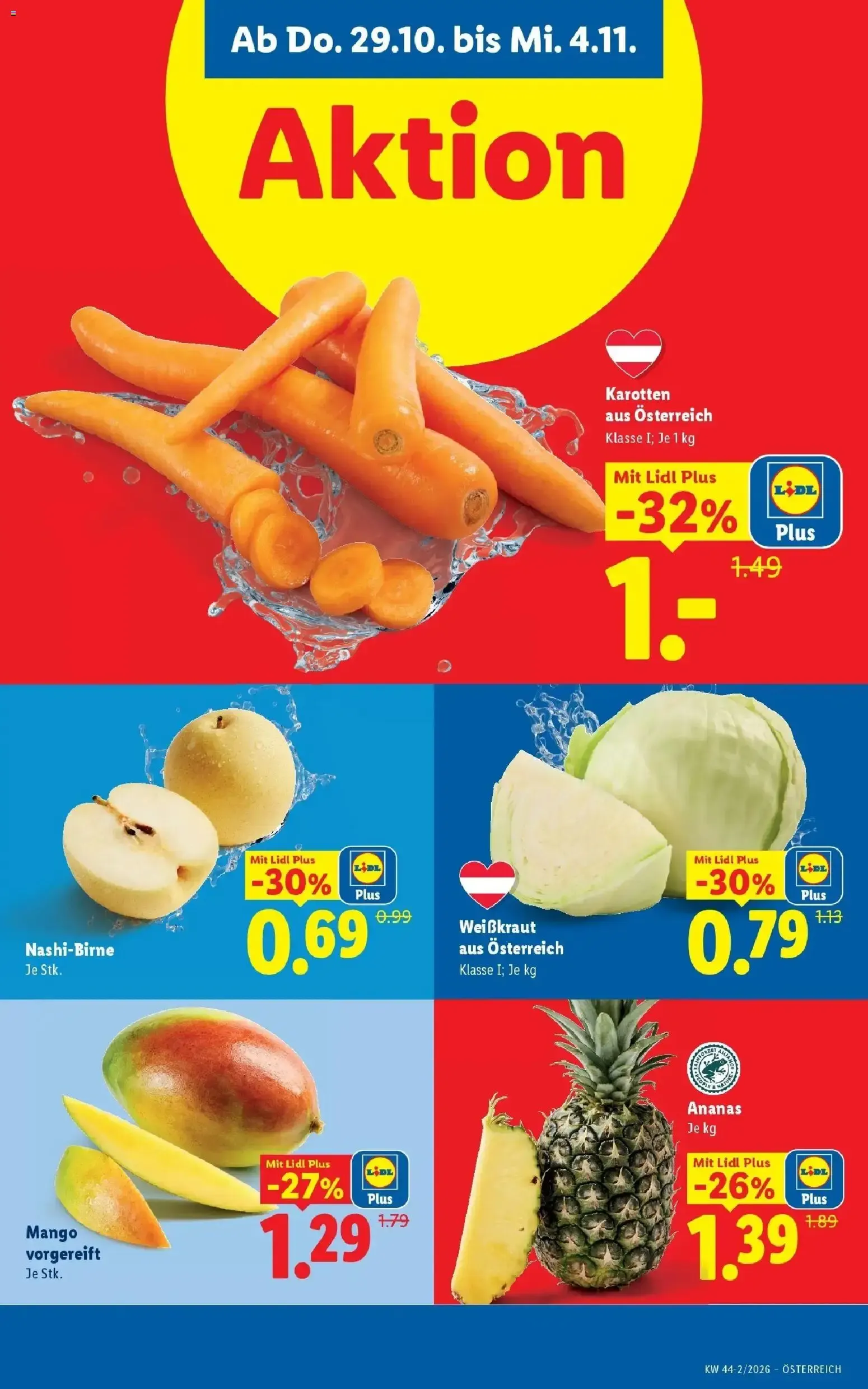 Lidl Flugblatt - Wien ab 25.10.2026 - Angebote ab donnerstag von 29. Oktober bis 31. Oktober 2026 - Flugblätt seite  3