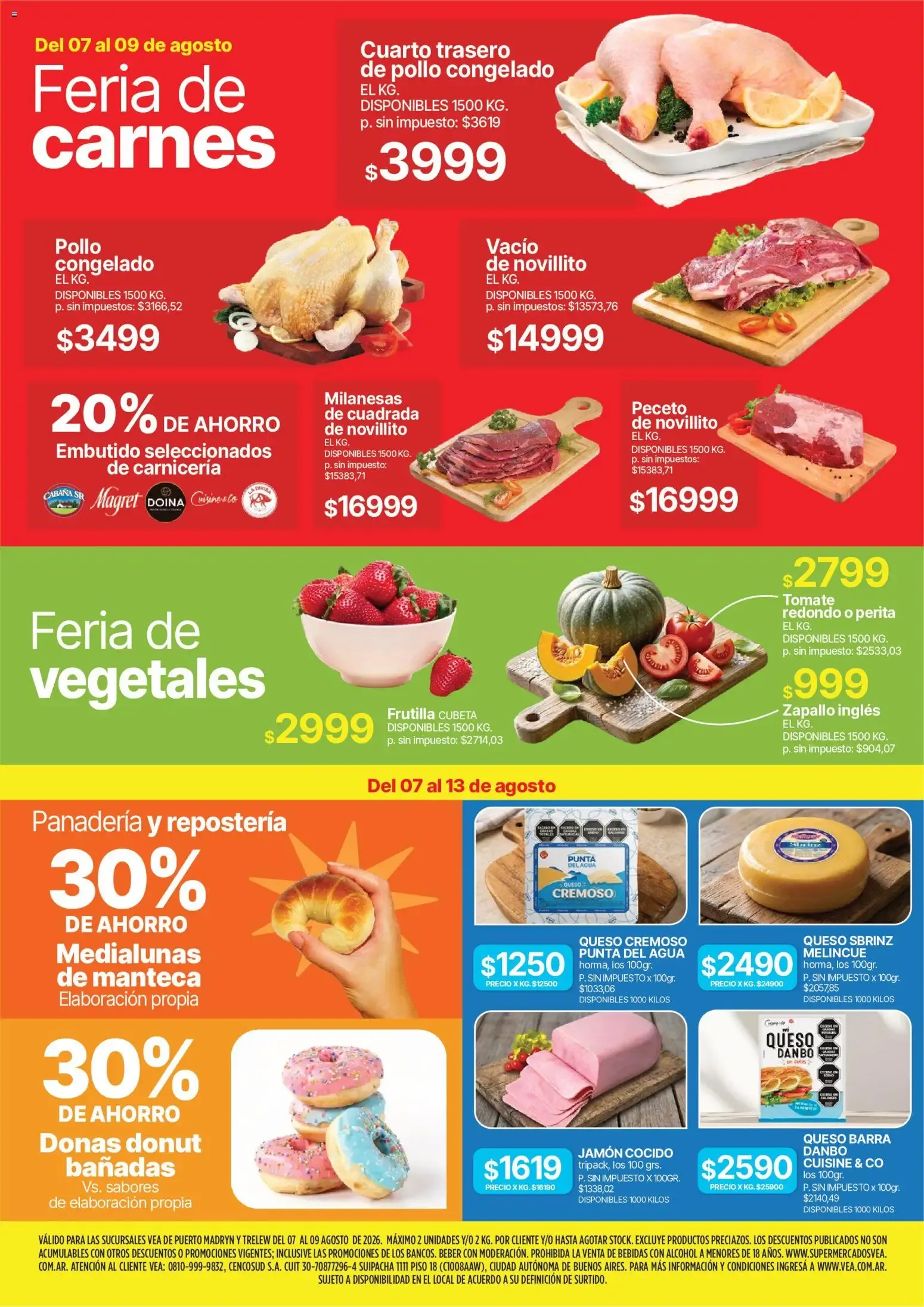 Ofertas de Vea - Volante fin de semana Chubut del 07/08/2026 - 09/08/2026 7 de agosto al 9 de agosto 2026 - Página 2 del catálogo