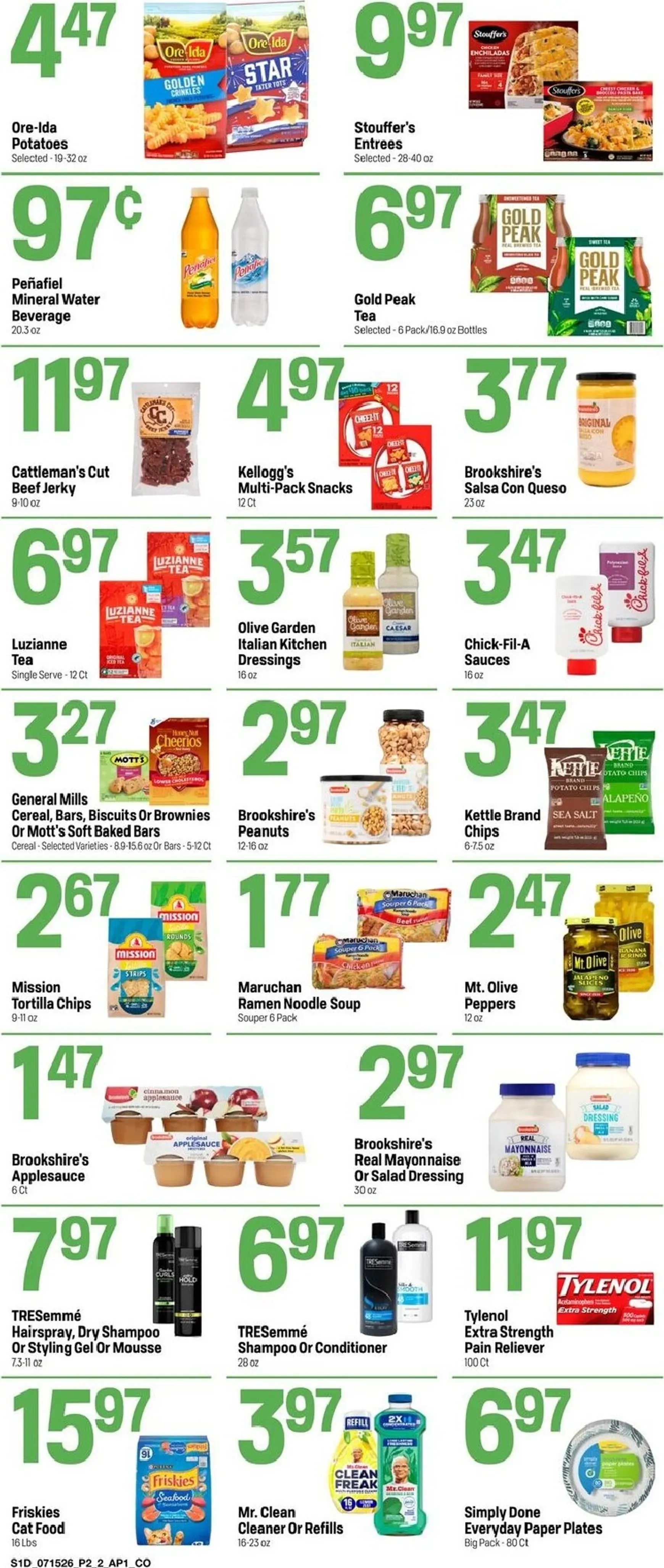 Weekly ad Current Super 1 Foods - Hot Sheet leaflet valid from Wednesday 07/15/2026 to Tuesday 07/21/2026 from July 15 to July 21 2026 - Page 2