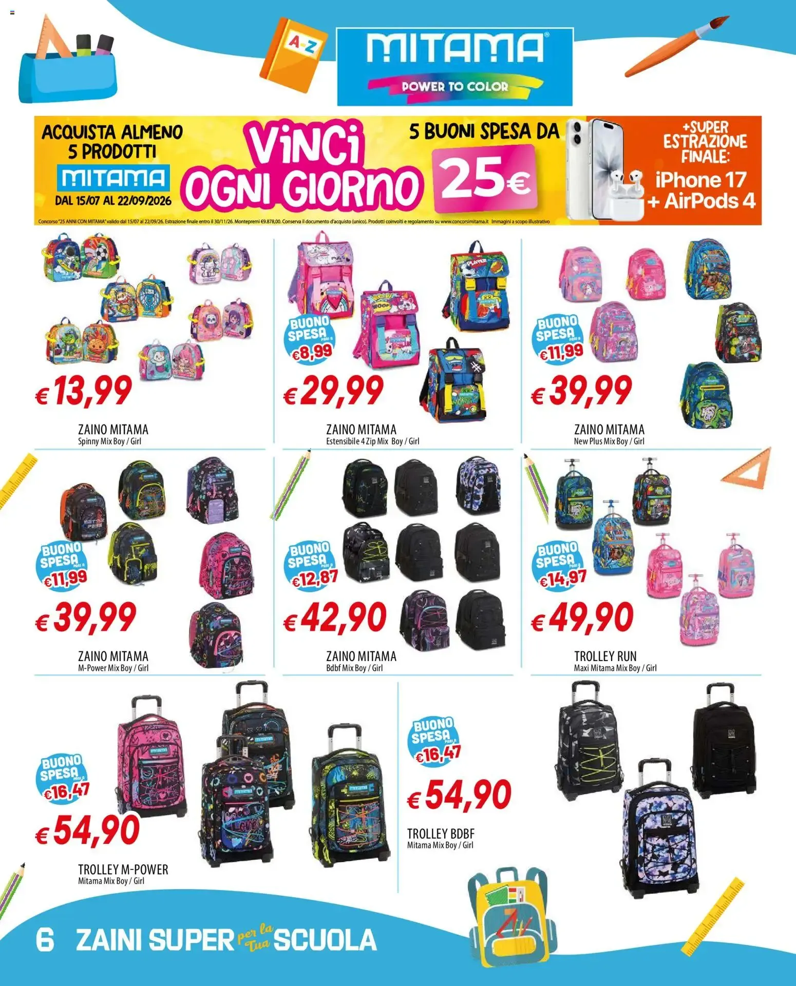 Nuovo Galassia volantino Scuola dal 23/07/2026 > offerte anteprima 🛍️ da 23 luglio a 13 settembre di 2026 - Pagina del volantino 6