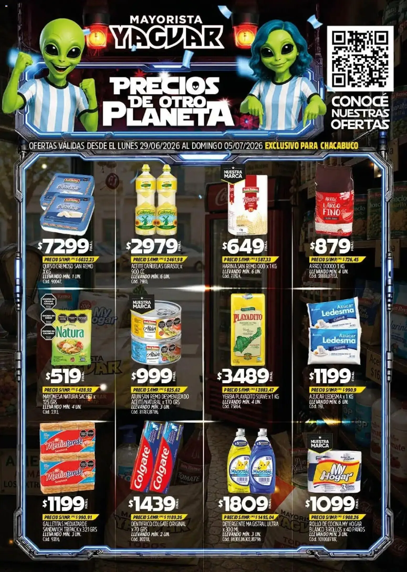 Ofertas de Yaguar - Oferta Semanal Parque Chacabuco del 29/06/2026 - 05/07/2026 29 de junio al 5 de julio 2026 - Página 1 del catálogo