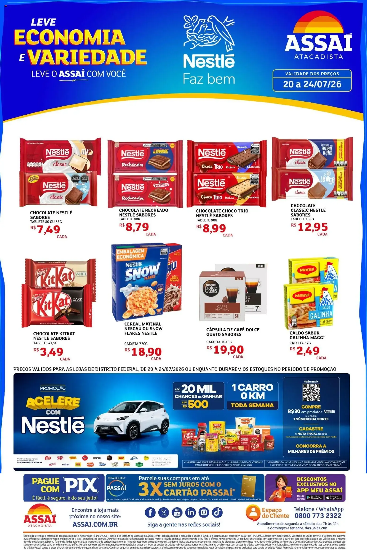 Encarte de Assaí Atacadista ofertas - DF de 20/07/2026 | Promoções Online 20 de julho até 24 de julho 2026 - Pagina 1