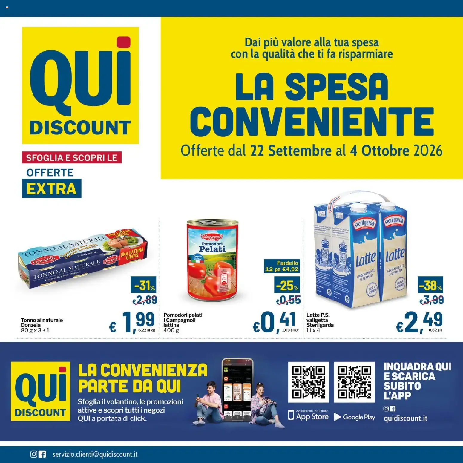 Qui Discount volantino dal 22/09/2026 - online Offerte