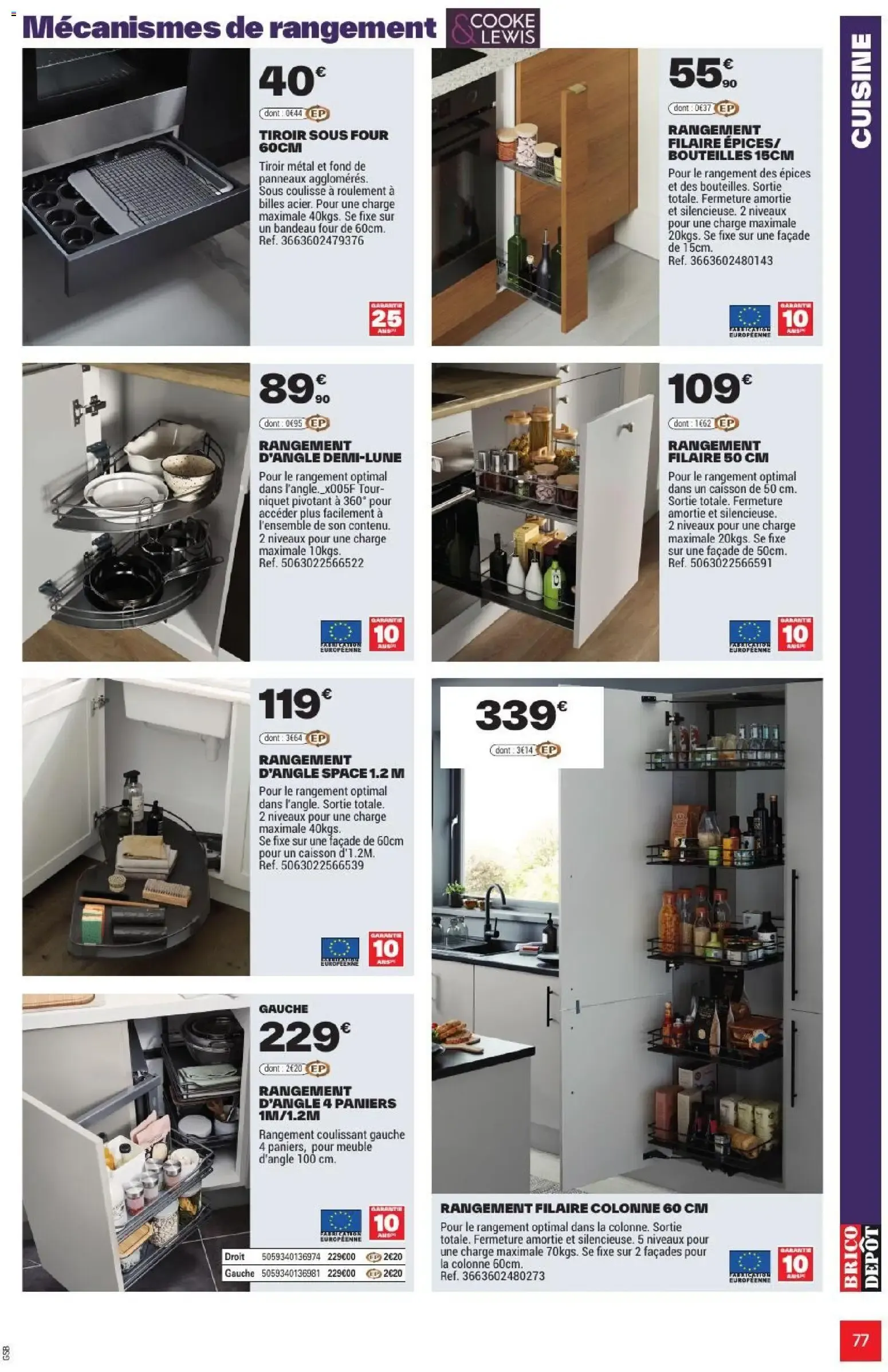 L'OFFICIEL DU BRICOLAGE - Automne du 17 septembre au 1 octobre 2026 - Catalogue page 77