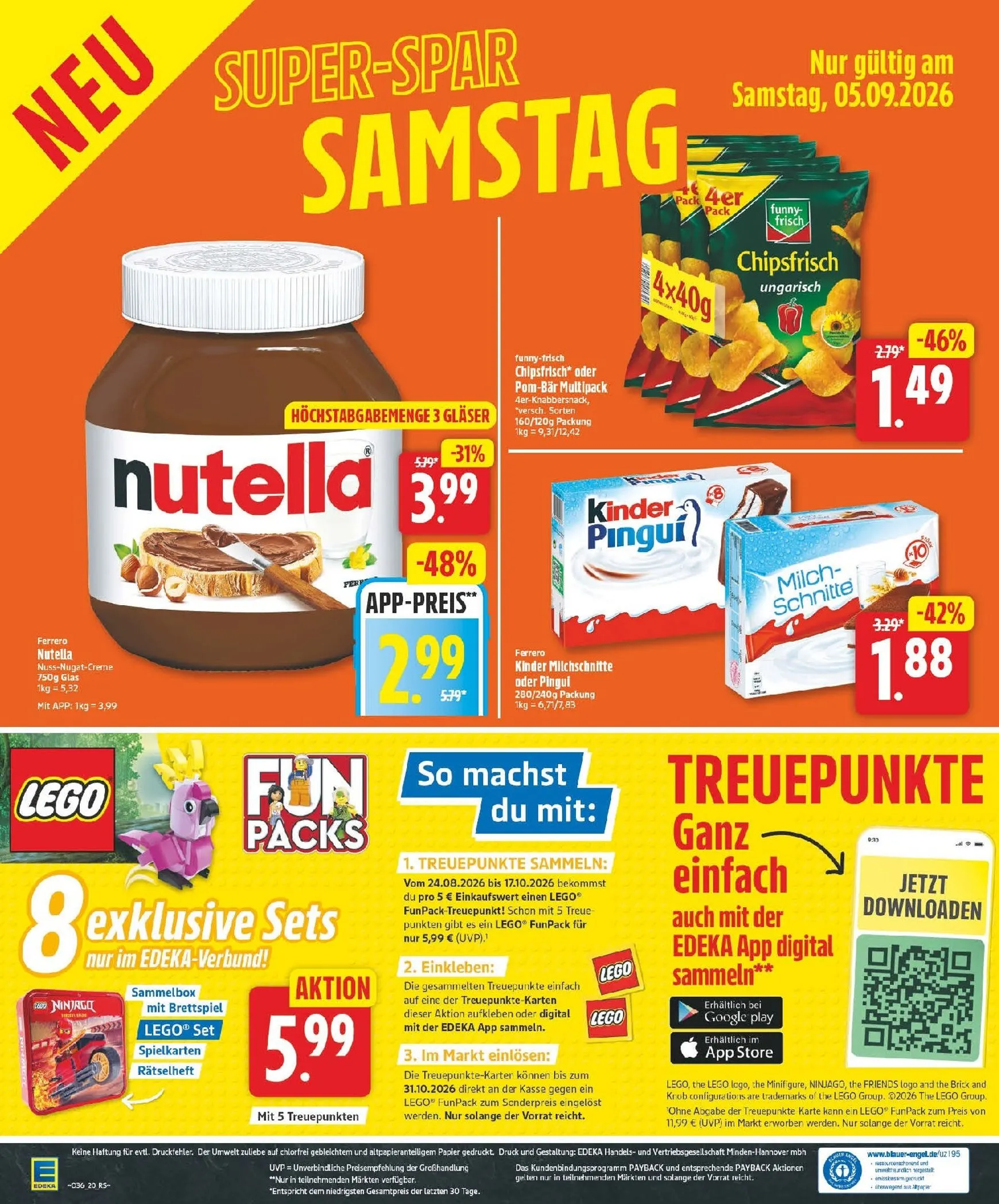 Edeka Prospekt nächste Woche – von Montag 31.08.2026 bis Samstag 05.09.2026 von 31. August bis 5. September 2026 - Prospekt seite 26