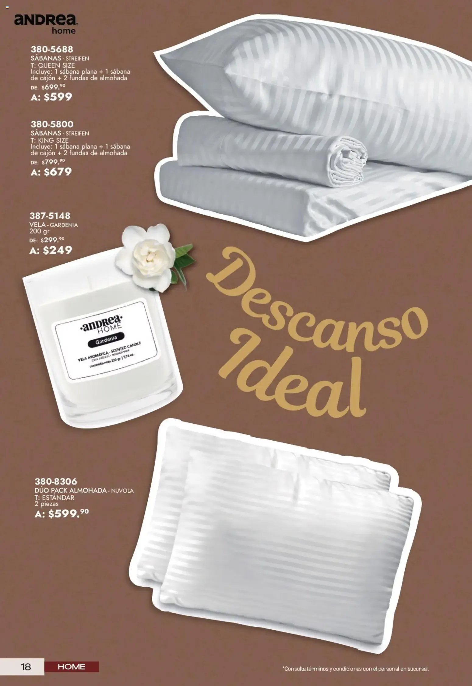 Catálogo de Andrea Home: Aniversario HOME 21 de junio al 22 de agosto 2026 - Pagina 18
