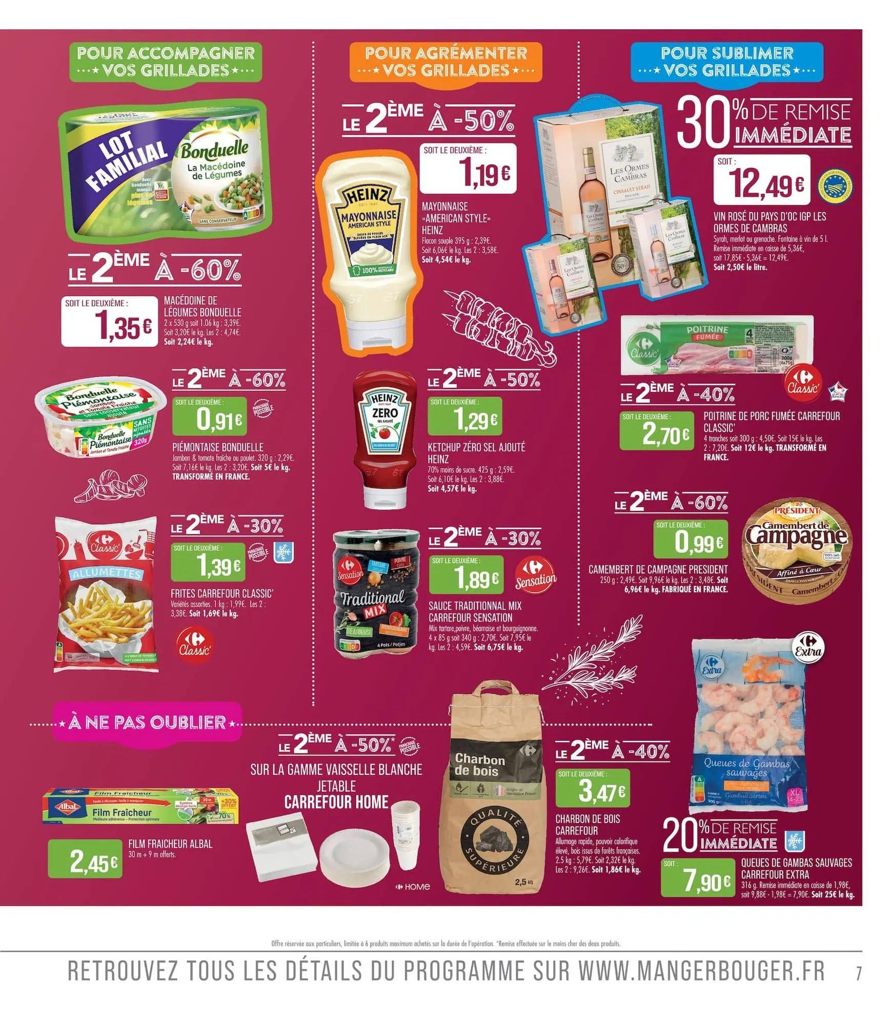 Flyer Match pour la semaine prochaine du du mardi 28/07/2026 au du dimanche 09/08/2026 du 28 juillet au 9 août 2026 - Catalogue page 7