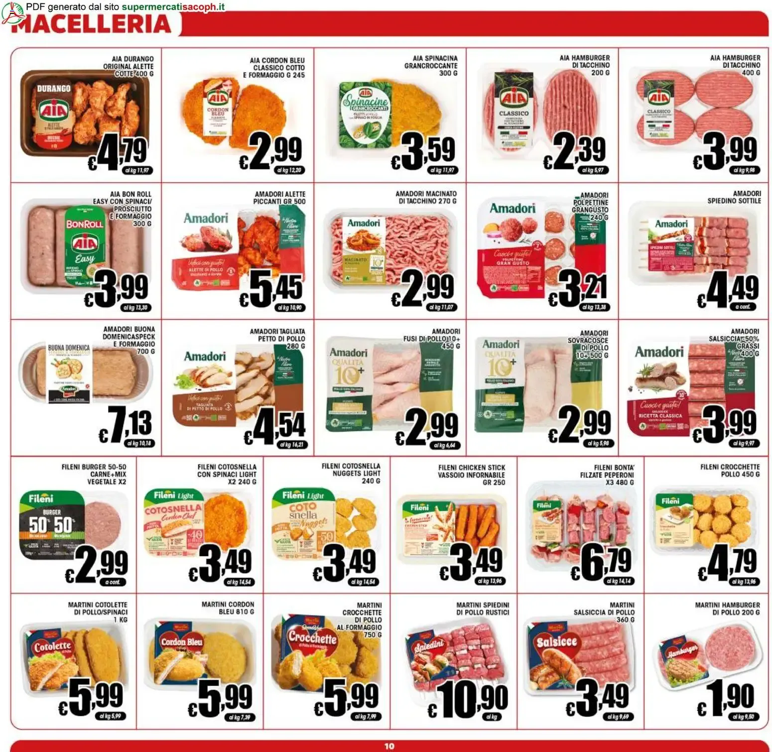 Sacoph volantino dal 10/07/2026 - online Offerte da 10 luglio a 21 luglio di 2026 - Pagina del volantino 10