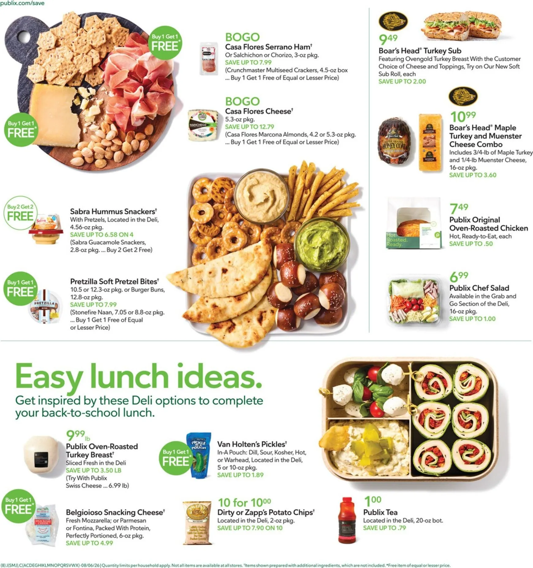 Weekly ad Publix: Save and Go - Deals on Your Dinner Favorites from August 5 to August 11 2026 - Page 8