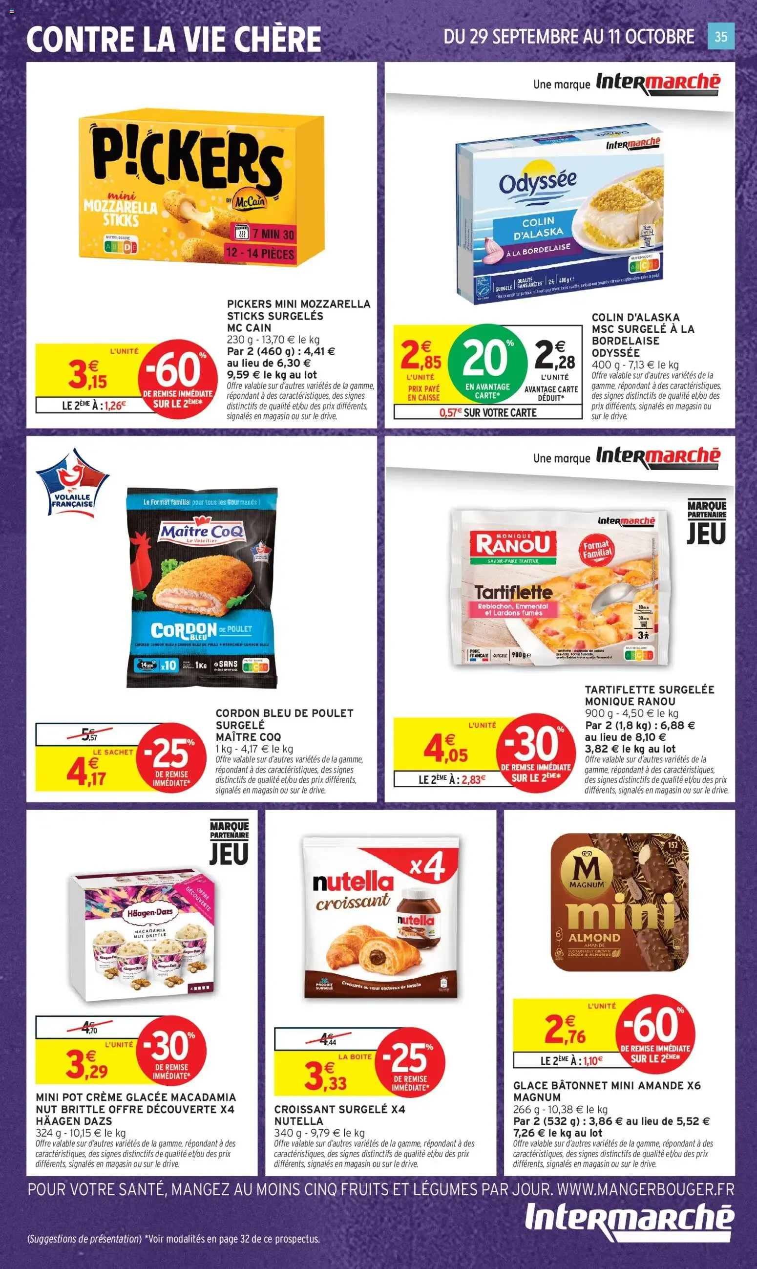 Intermarché - Anniversaire: 100% remboursés en bons d'achat du 29 septembre au 11 octobre 2026 - Catalogue page 27