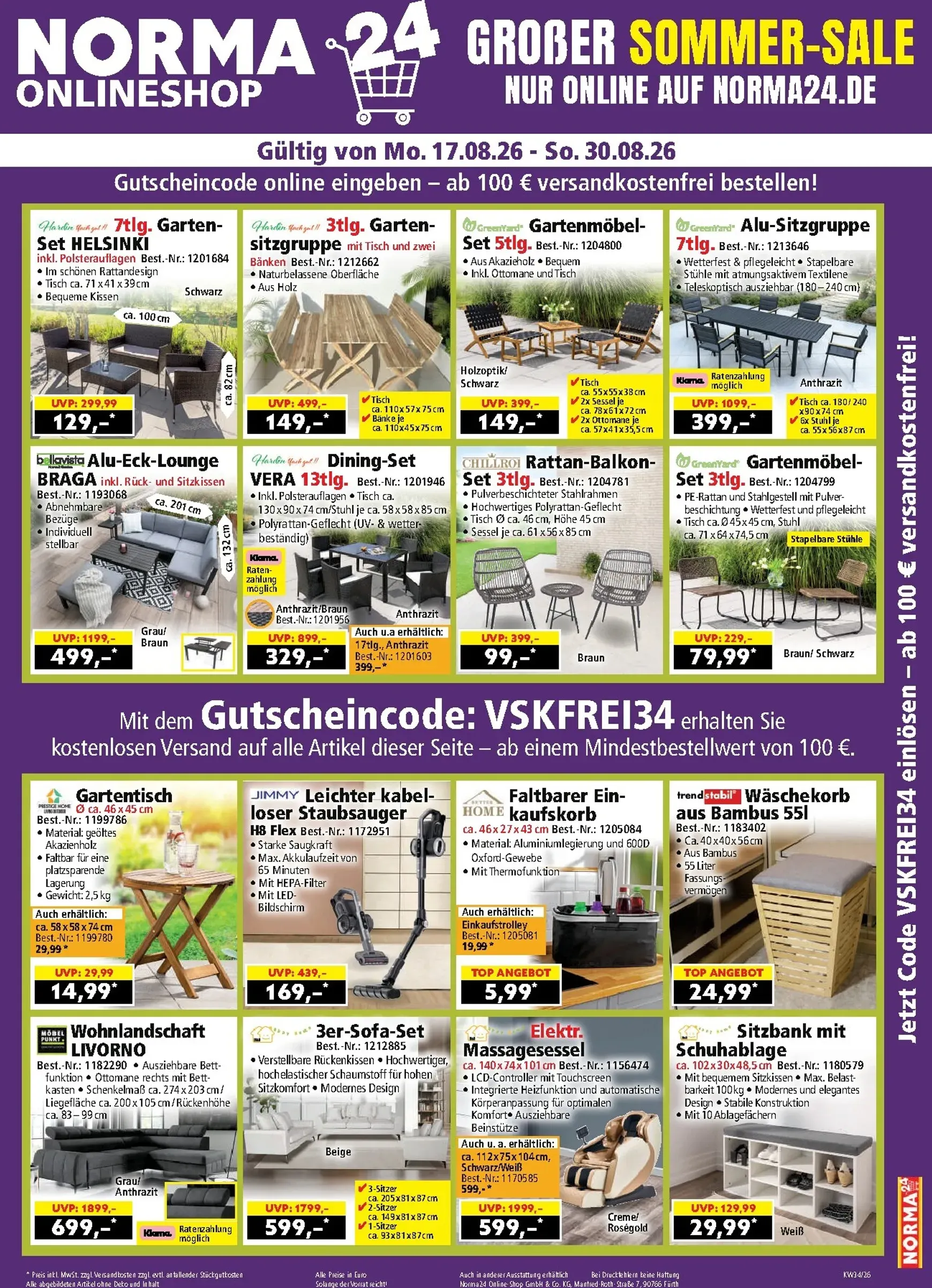 Norma Prospekt – von Montag 24.08.2026 bis Samstag 29.08.2026 von 24. August bis 29. August 2026 - Prospekt seite 21