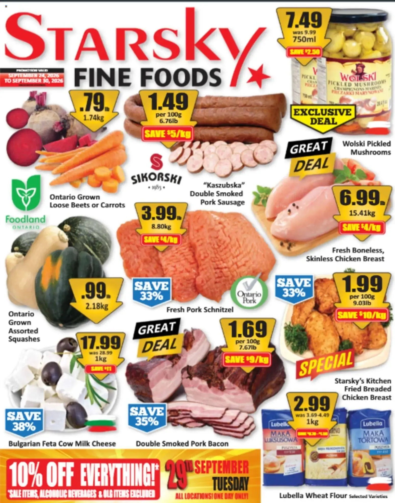 Starsky weekly flyer / circulaire from Sep 24, 2026 > weekly specials & deals from September 24 to September 30 2026 - flyer page 1