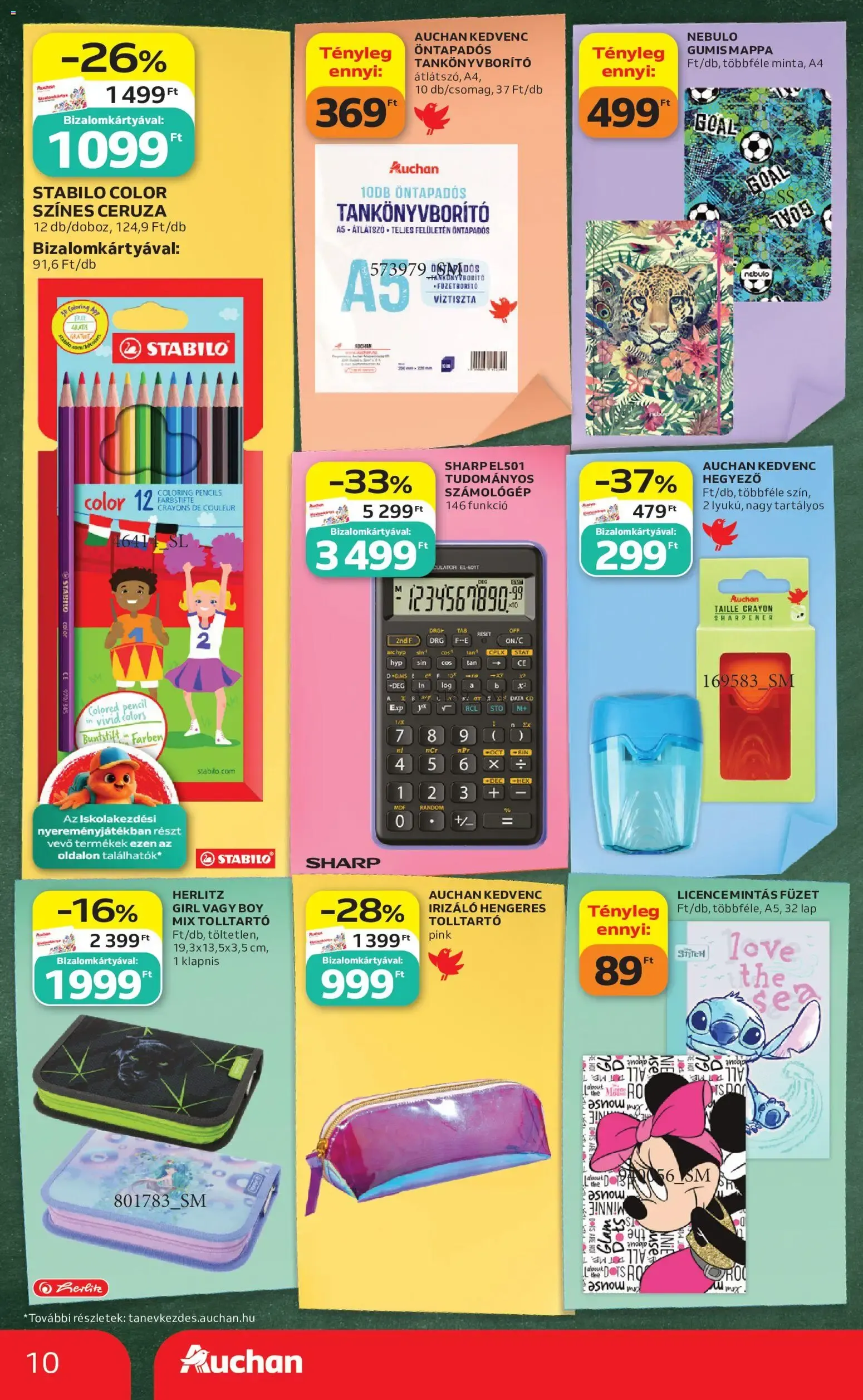Katalógus Auchan Szupermarket akciós újság - 2026.08.21. -tól/töl > akció, lapozható szórólap 🛍️ augusztus 21.-tól augusztus 26.-ig 2026. - Oldal 10
