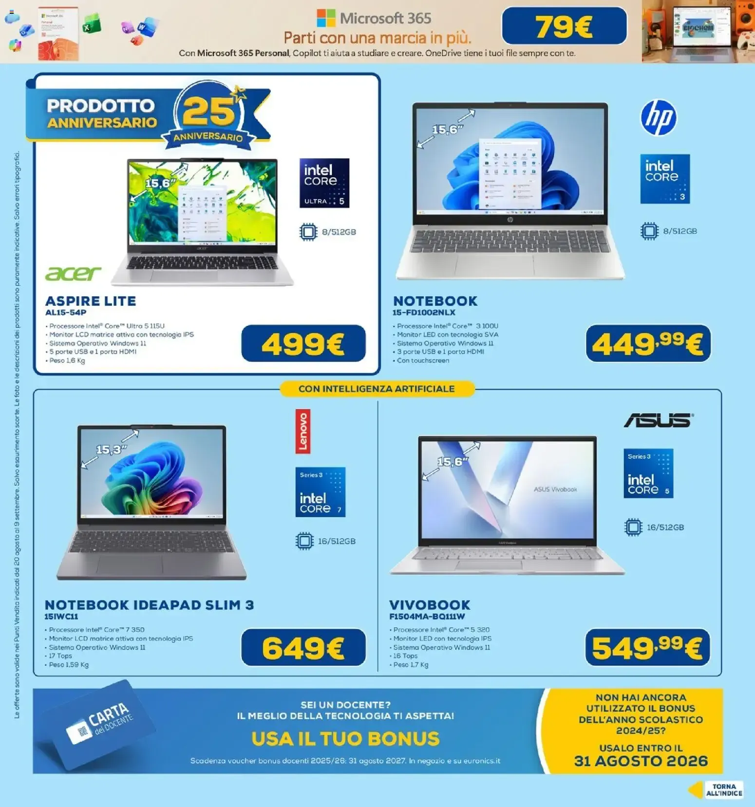 BACK TO EURONICS da 20 agosto a 9 settembre di 2026 - Pagina del volantino 4