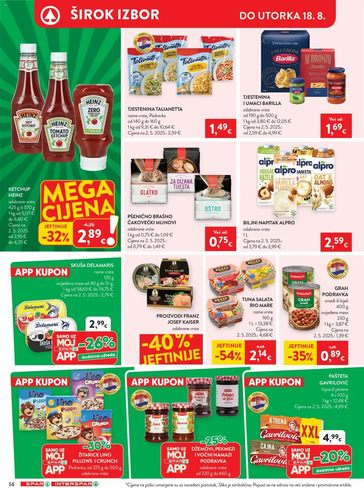 Katalog Interspar Katalog novi od 12.08.2026 na listanje > letak digitalni od 12. kolovoza do 18. kolovoza 2026. - Pregled Stranica 15