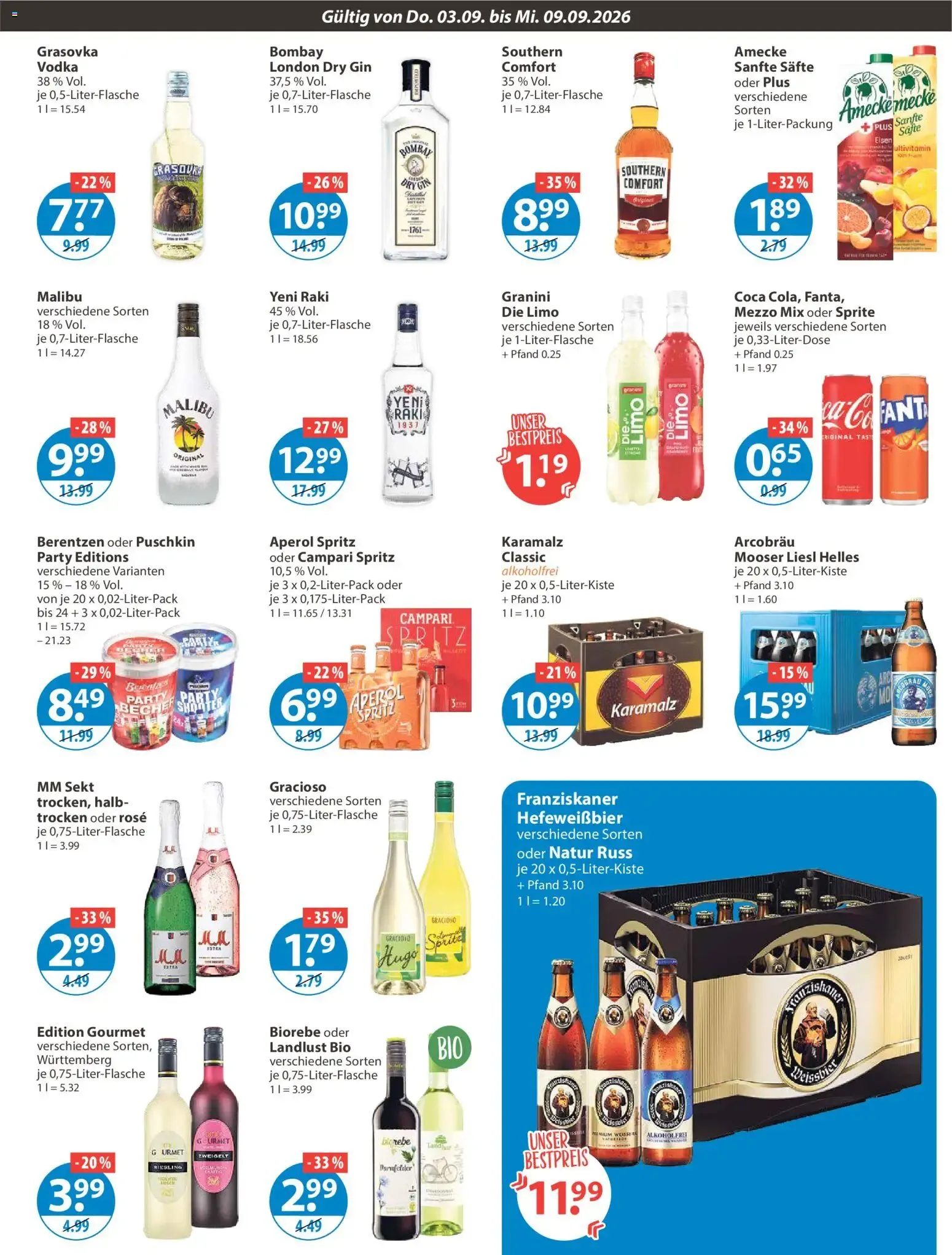 Angebote V-Markt Angebote (ab 03.09.2026) von 3. September bis 9. September 2026 - Prospekt seite 9