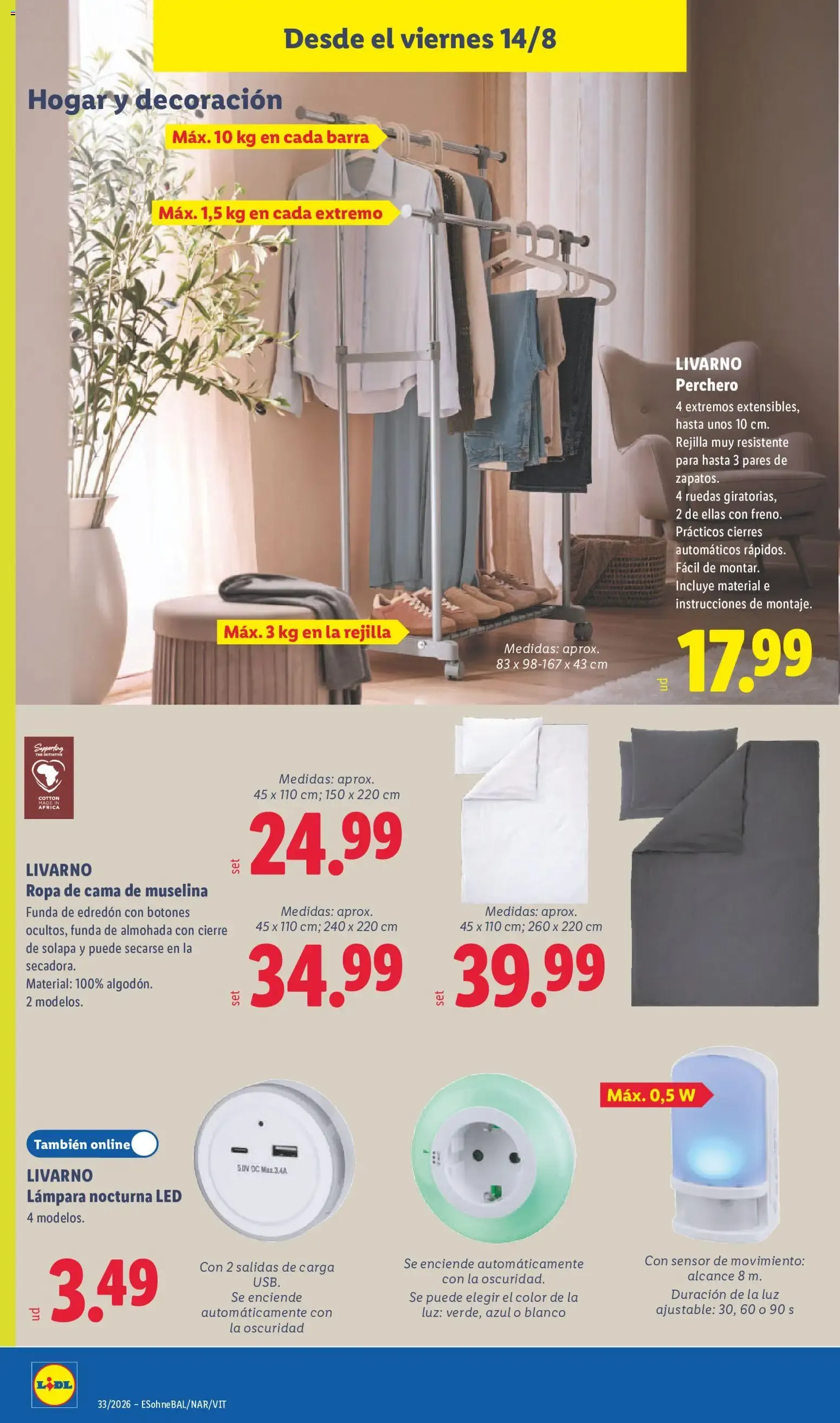 Catálogo de Lidl folleto de bazar del 10/08/2026 | Ofertas 10 de agosto al 16 de agosto 2026 - Página 18