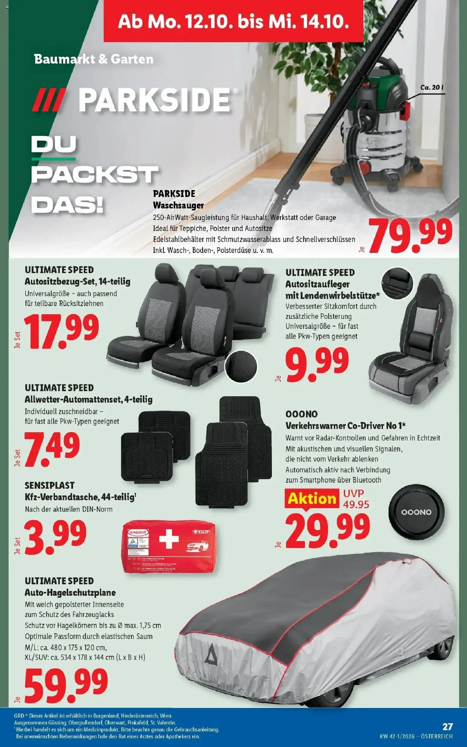 Lidl Flugblatt - Wien ab 04.10.2026 - Angebote ab donnerstag von 8. Oktober bis 10. Oktober 2026 - Flugblätt seite 36