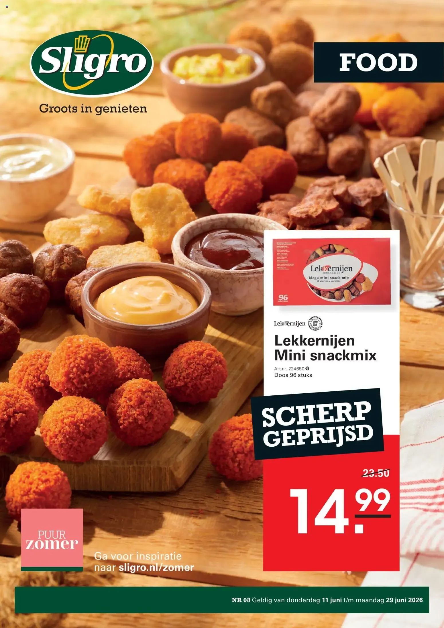 Sligro Food van 11 juni tot 29 juni 2026 - Folder pagina 1
