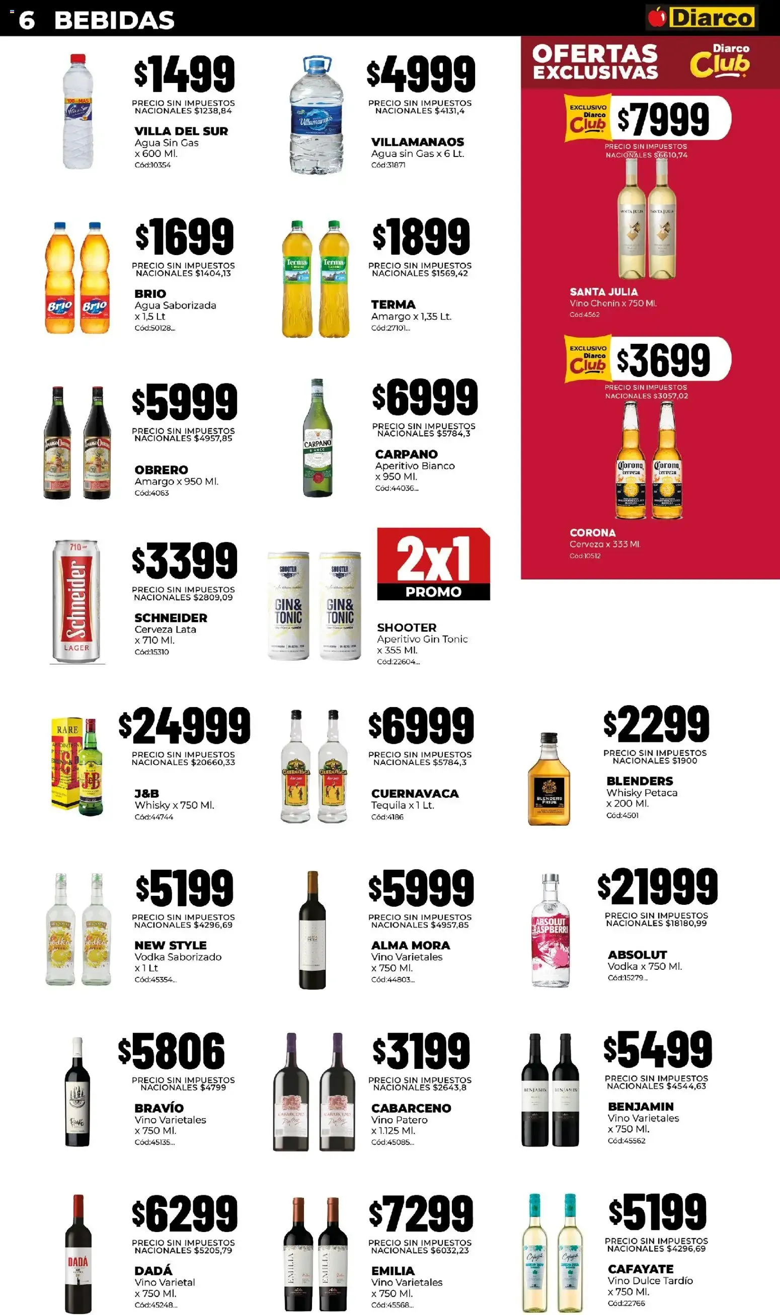 Ofertas de Diarco - ¡Todos pueden comprar por unidad o cantidad! 14 de septiembre al 18 de septiembre 2026 - Página 6 del catálogo