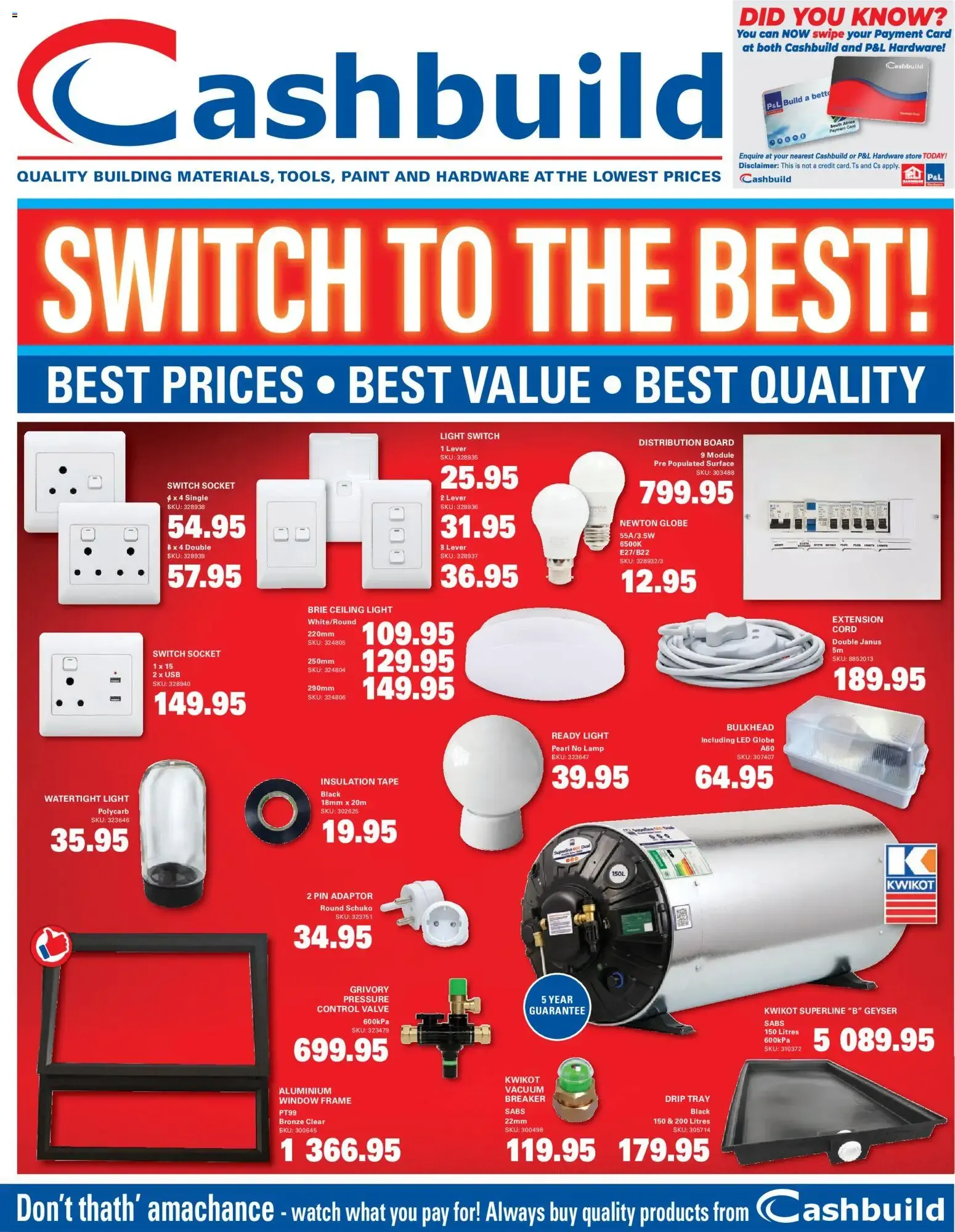 Cashbuild - Western Cape - Catalogue (25/05/2026 - 21/06/2026) Online from 25 May to 21 June 2026 - Catalogue Page 1