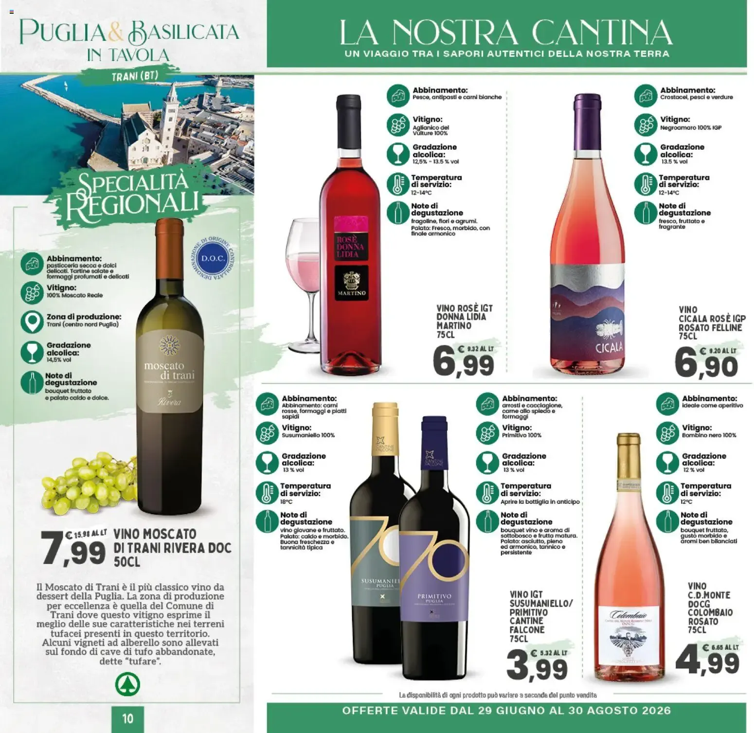 Nuovo Despar volantino Specialità regionali dal 29/06/2026 > offerte anteprima 🛍️ da 29 giugno a 30 agosto di 2026 - Pagina del volantino 10