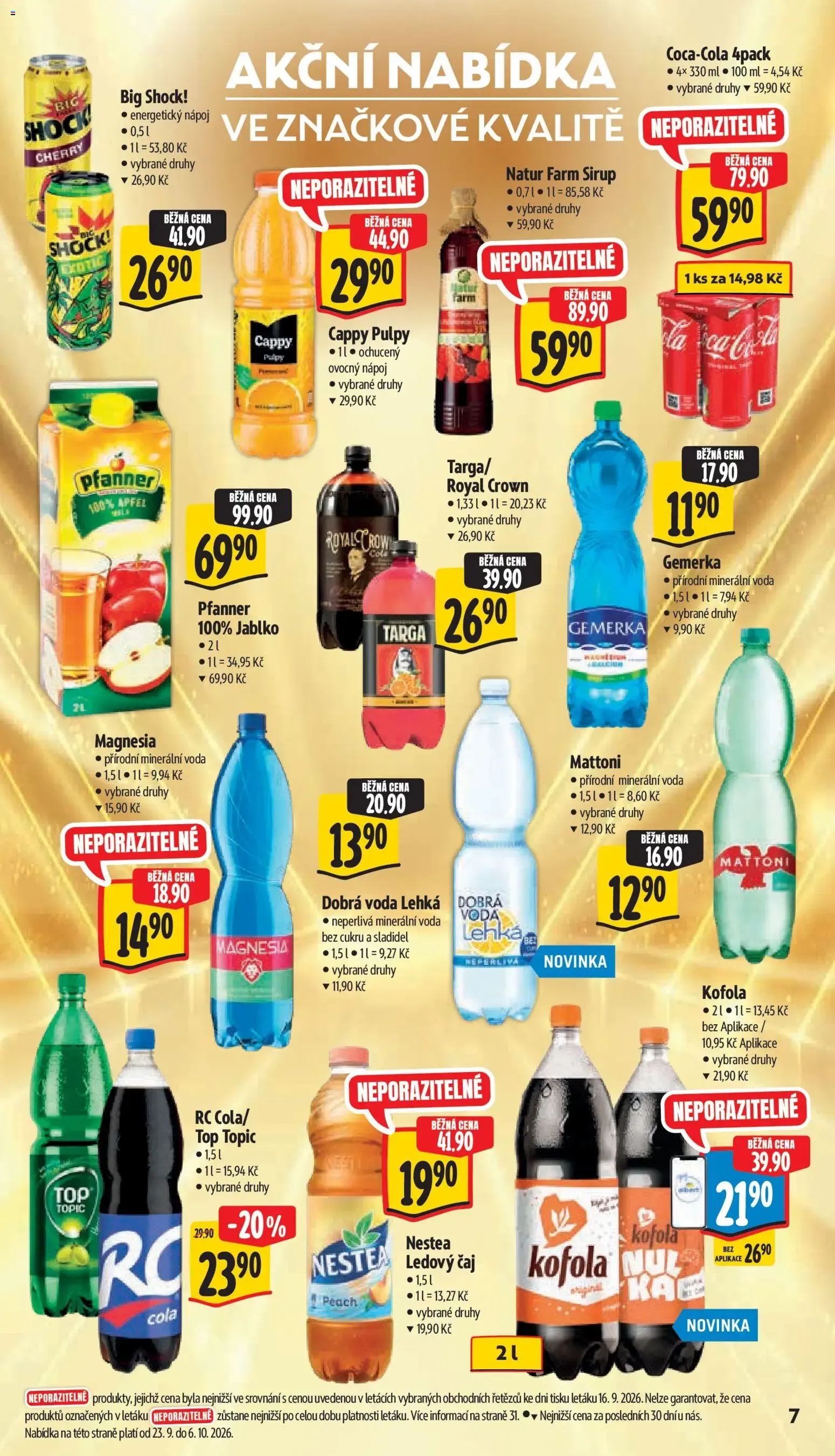 Albert leták - Hypermarket od 23.09.2026 - Akční leták - 23. září 6. října 2026 - Page 13