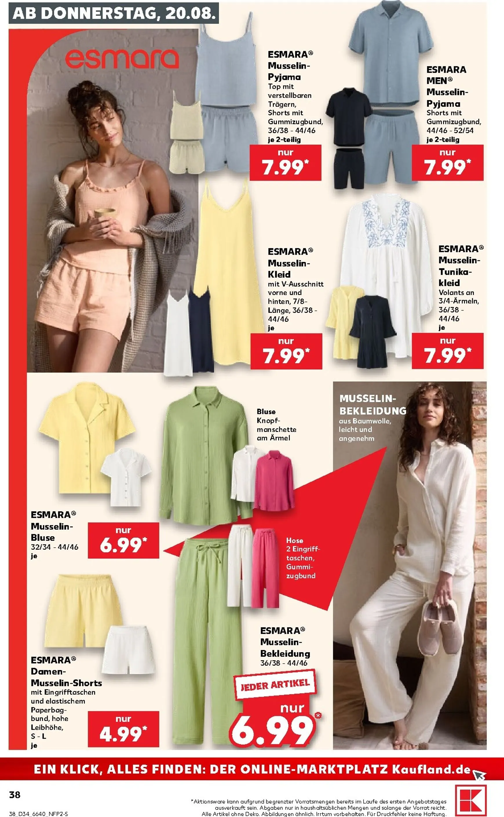 Kaufland Prospekt nächste Woche – von Donnerstag 20.08.2026 bis Mittwoch 26.08.2026 von 20. August bis 26. August 2026 - Prospekt seite 38